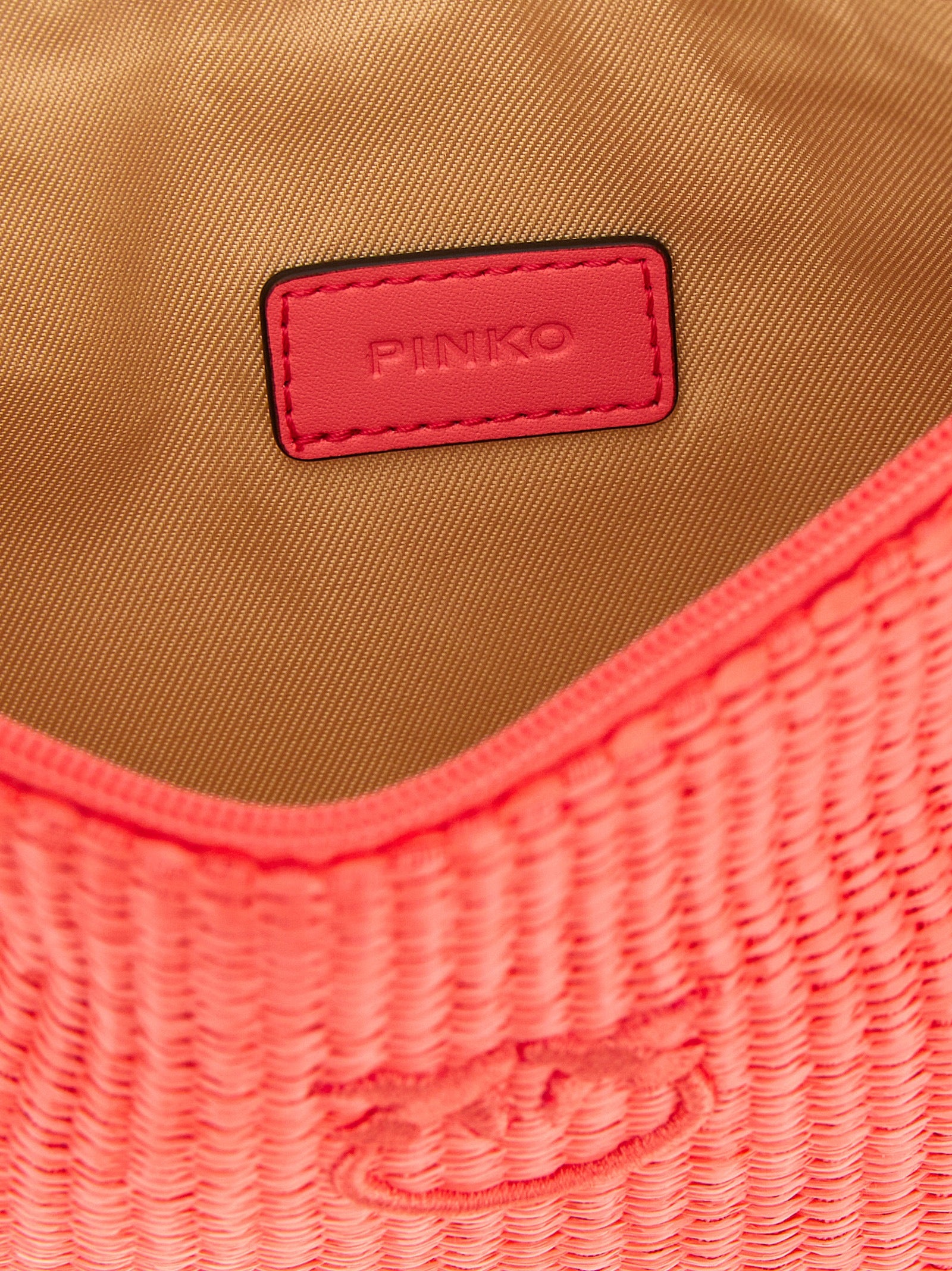 Indulge in the artisanal luxury of the PINKO Fuchsia Polypropylene Clutch Bag, a handcrafted masterpiece that elevates your style with exquisite embroidery and timeless elegance.
