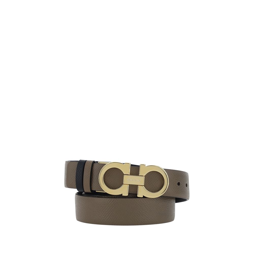 Ferragamo Multicolor Calf Leather Bos Taurus Belt - Timeless Elegance