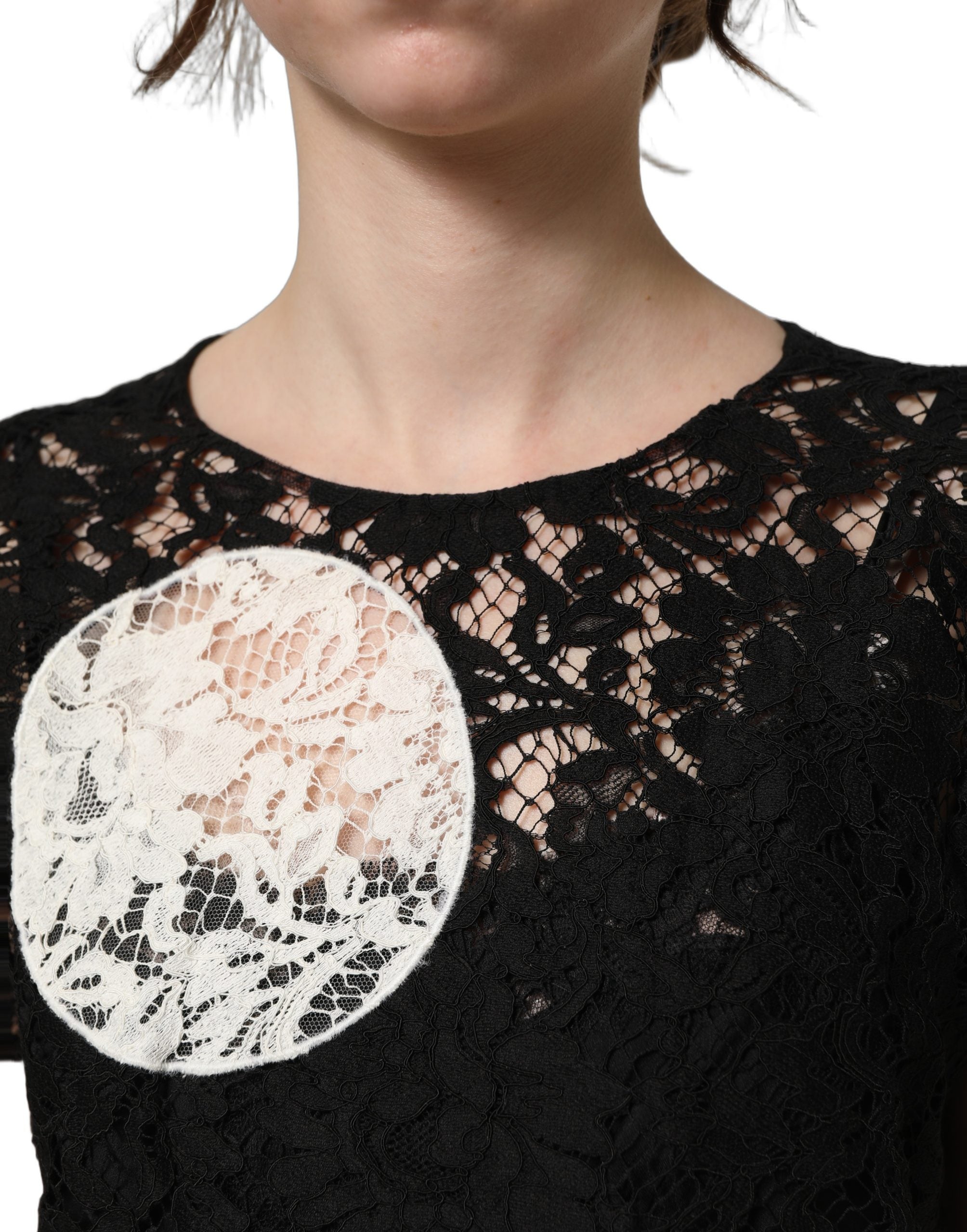 Dolce & Gabbana Floral Lace Blouse - Exquisite Italian Elegance