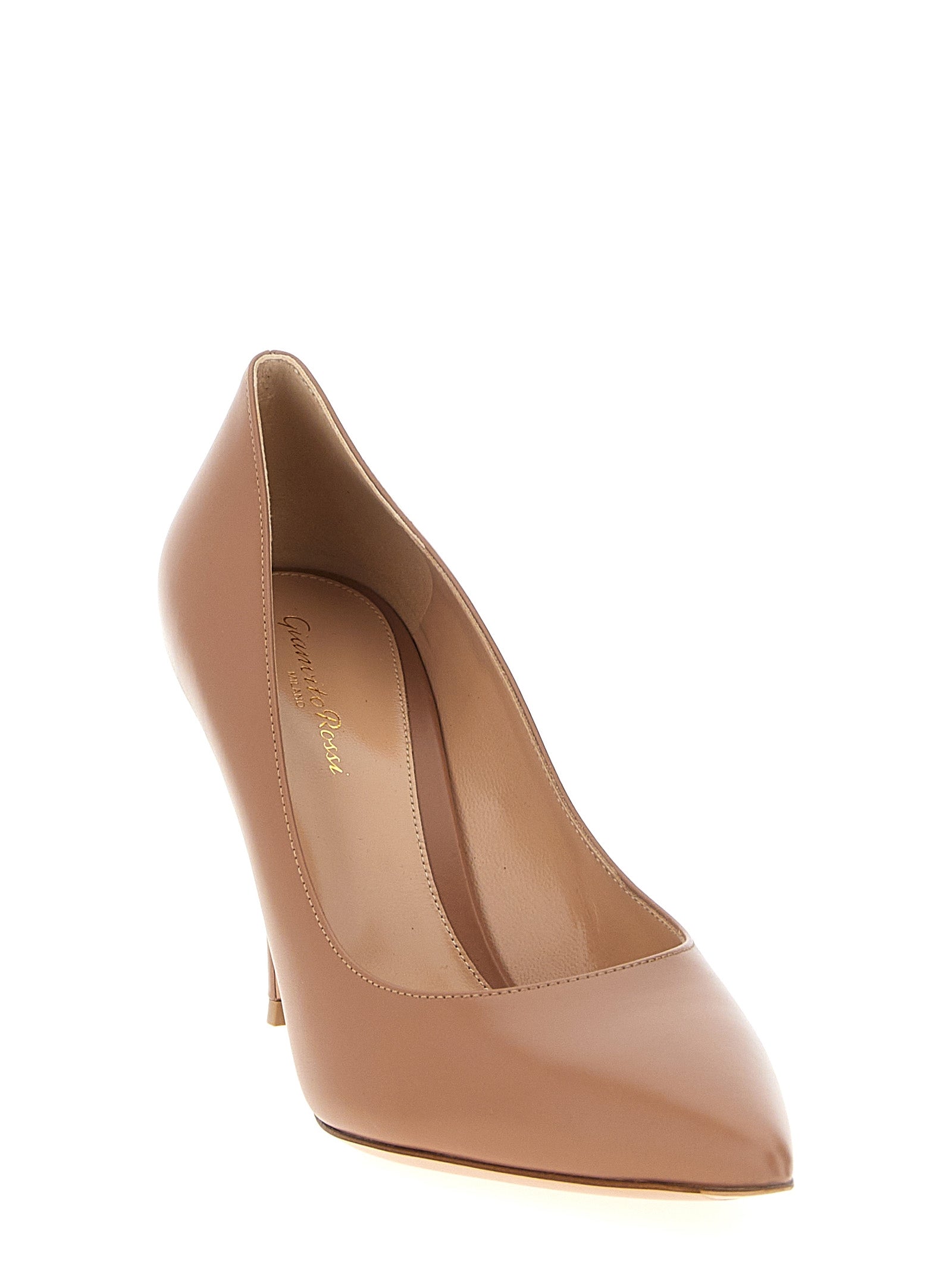 Elevate your elegance with Gianvito Rossi's Beige Calfskin High Heel Pumps, a testament to Italian craftsmanship that embodies luxury and sophistication for every occasion.