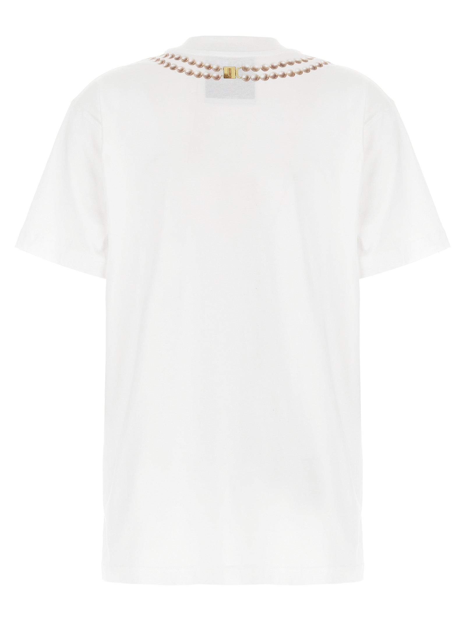 Moschino White Cotton T-Shirt