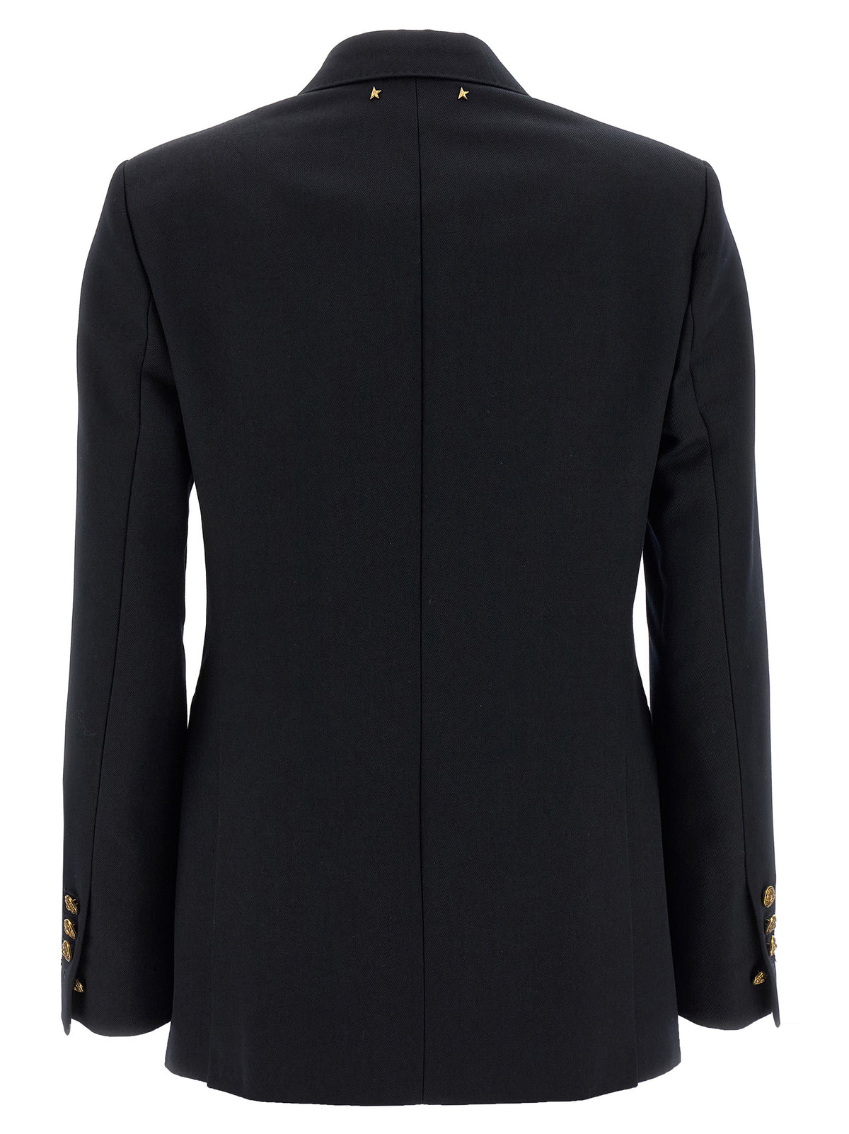 Elevate your wardrobe with the Golden Goose Diva Blazer, a luxurious blend of virgin wool and polyester, crafted in Italy for timeless sophistication and style.