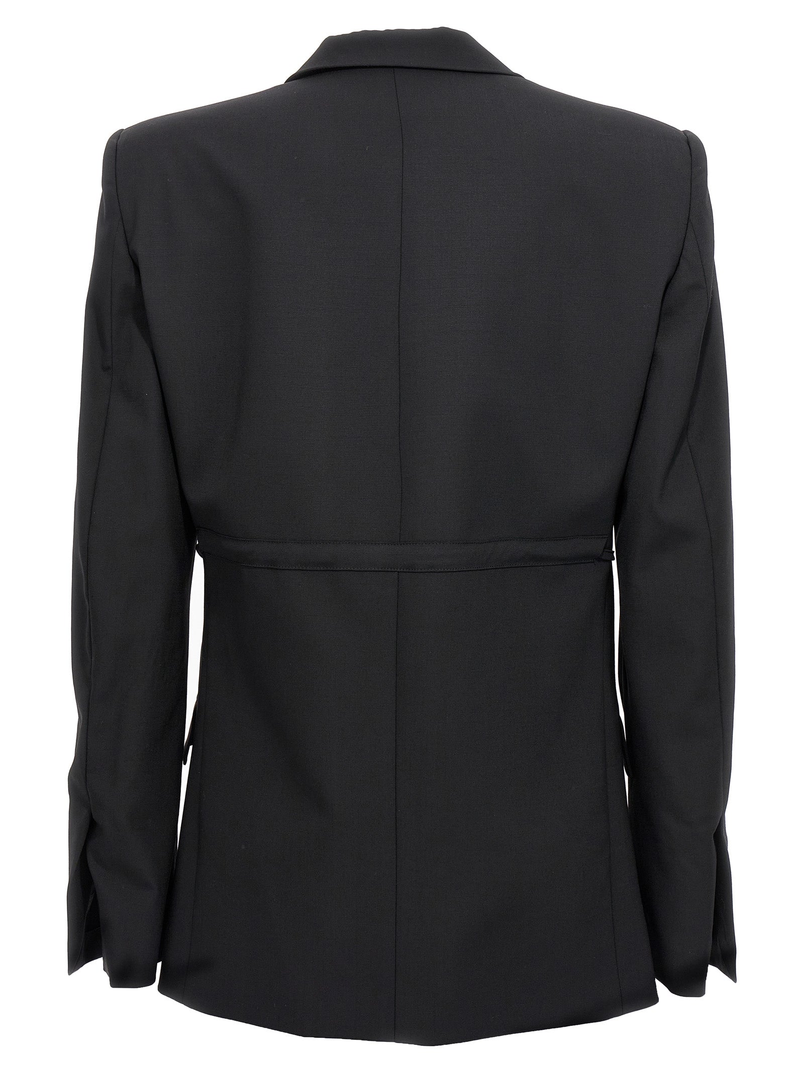 Nensi Dojaka Black Virgin Wool Blazer