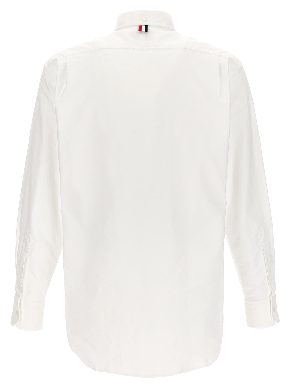 Thom Browne White Cotton Blouse - Timeless Luxury Elegance