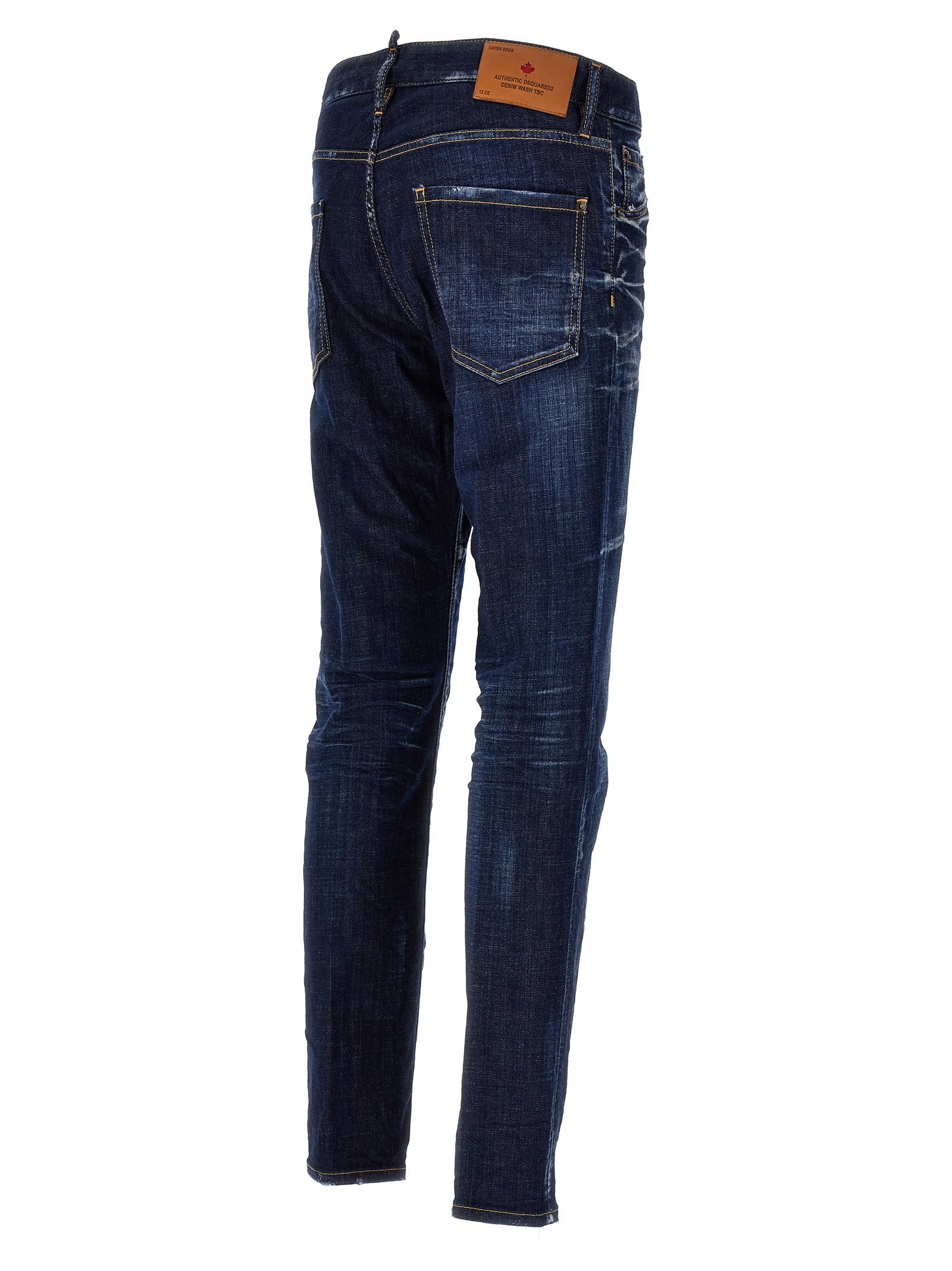 Dsquared² Blue Cotton Skinny Jeans - Designer Luxury Denim