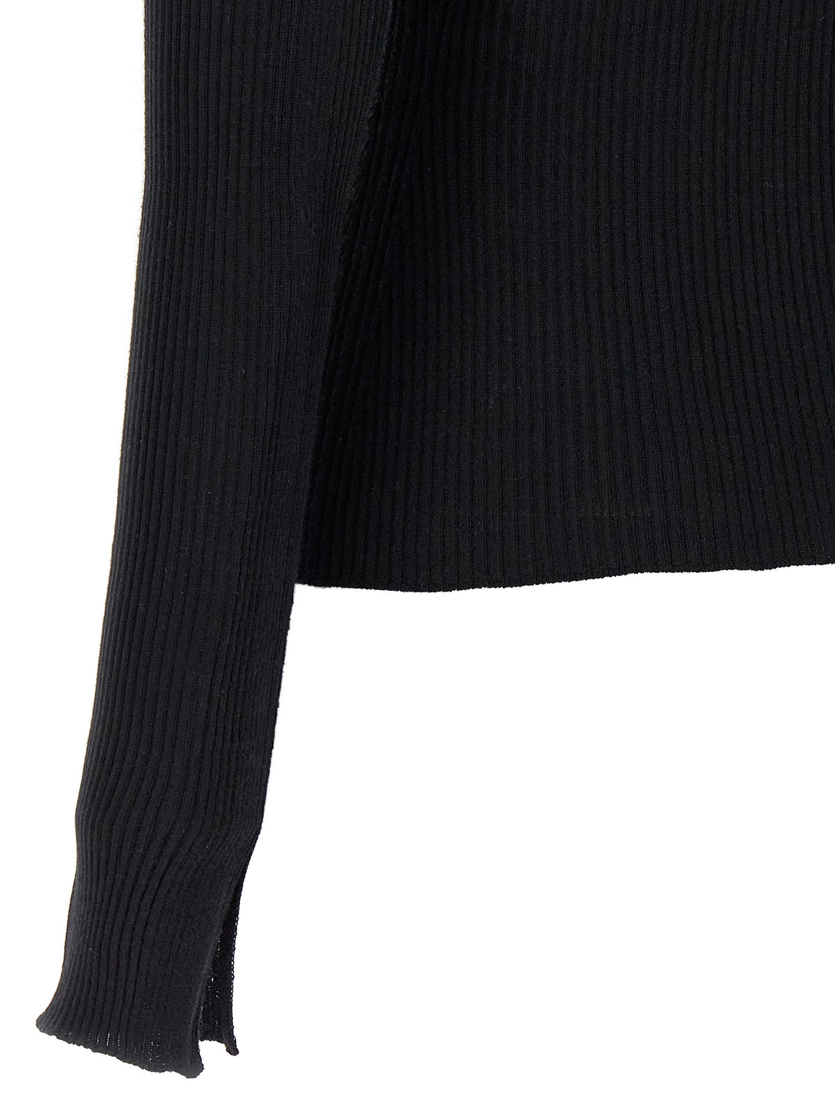 Lanvin Black Cashmere Cardigan - Luxurious Designer Sweater