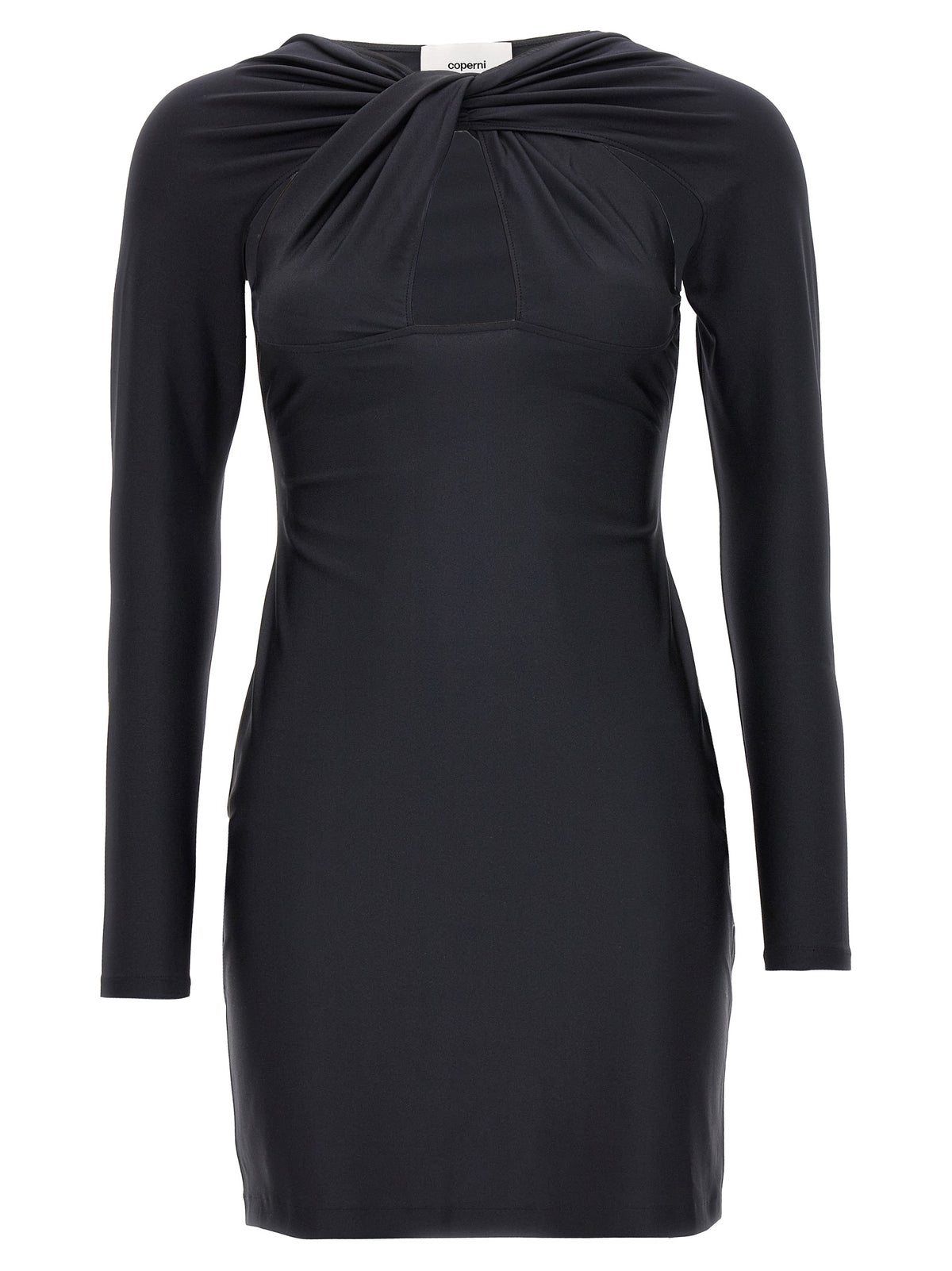 Coperni Black Polyamide Short Dress - Timeless Couture Elegance