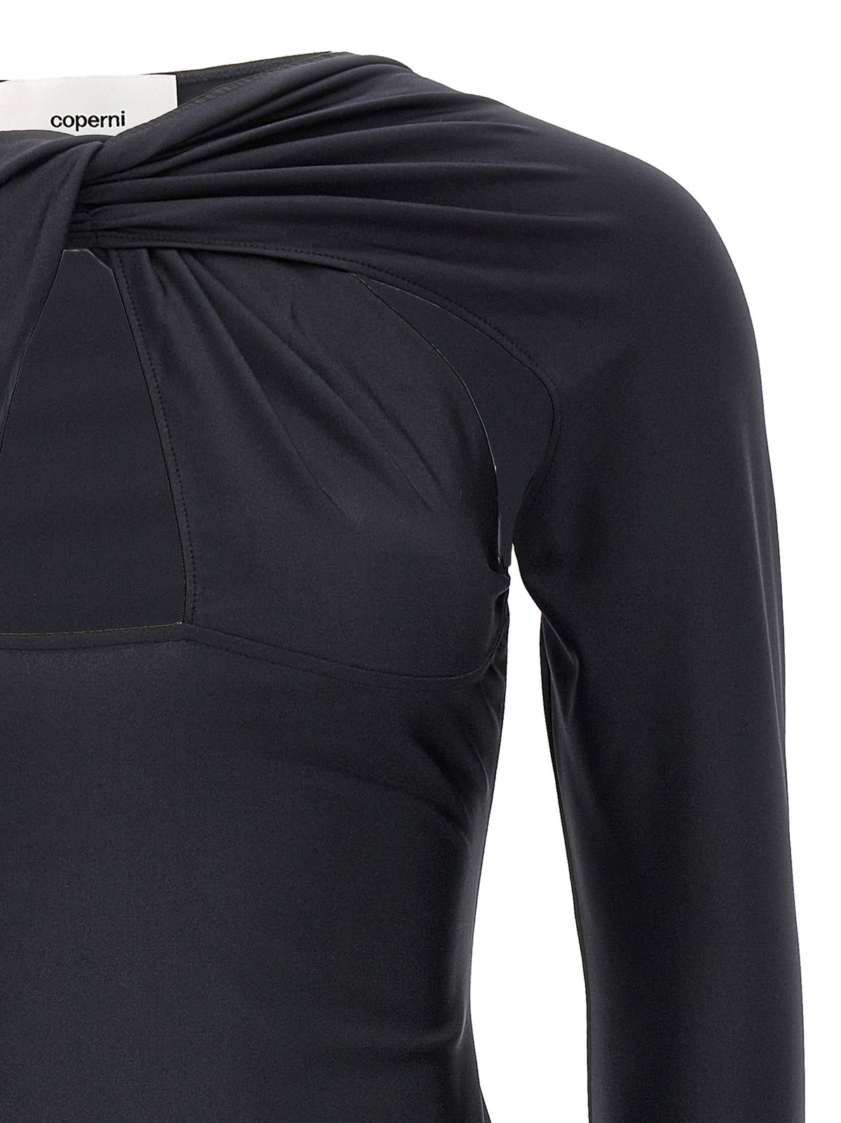 Coperni Black Polyamide Short Dress - Timeless Couture Elegance