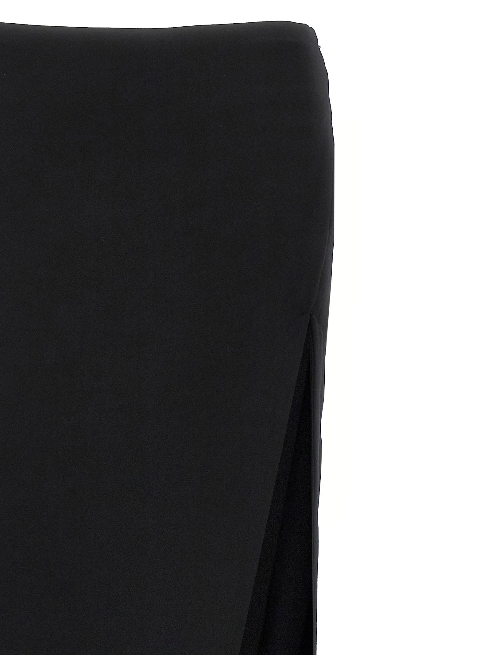 Ann Demeulemeester Black Lamb Leather Mini Skirt - Avant-Garde Luxury