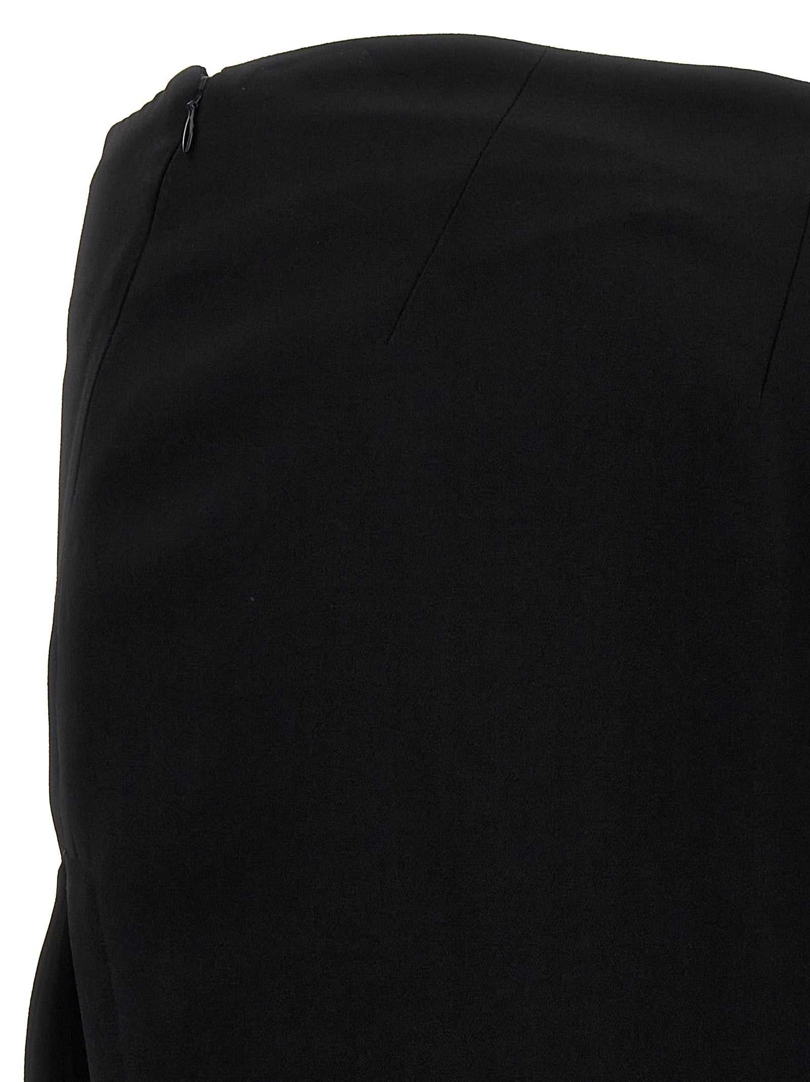 Ann Demeulemeester Black Lamb Leather Mini Skirt - Avant-Garde Luxury