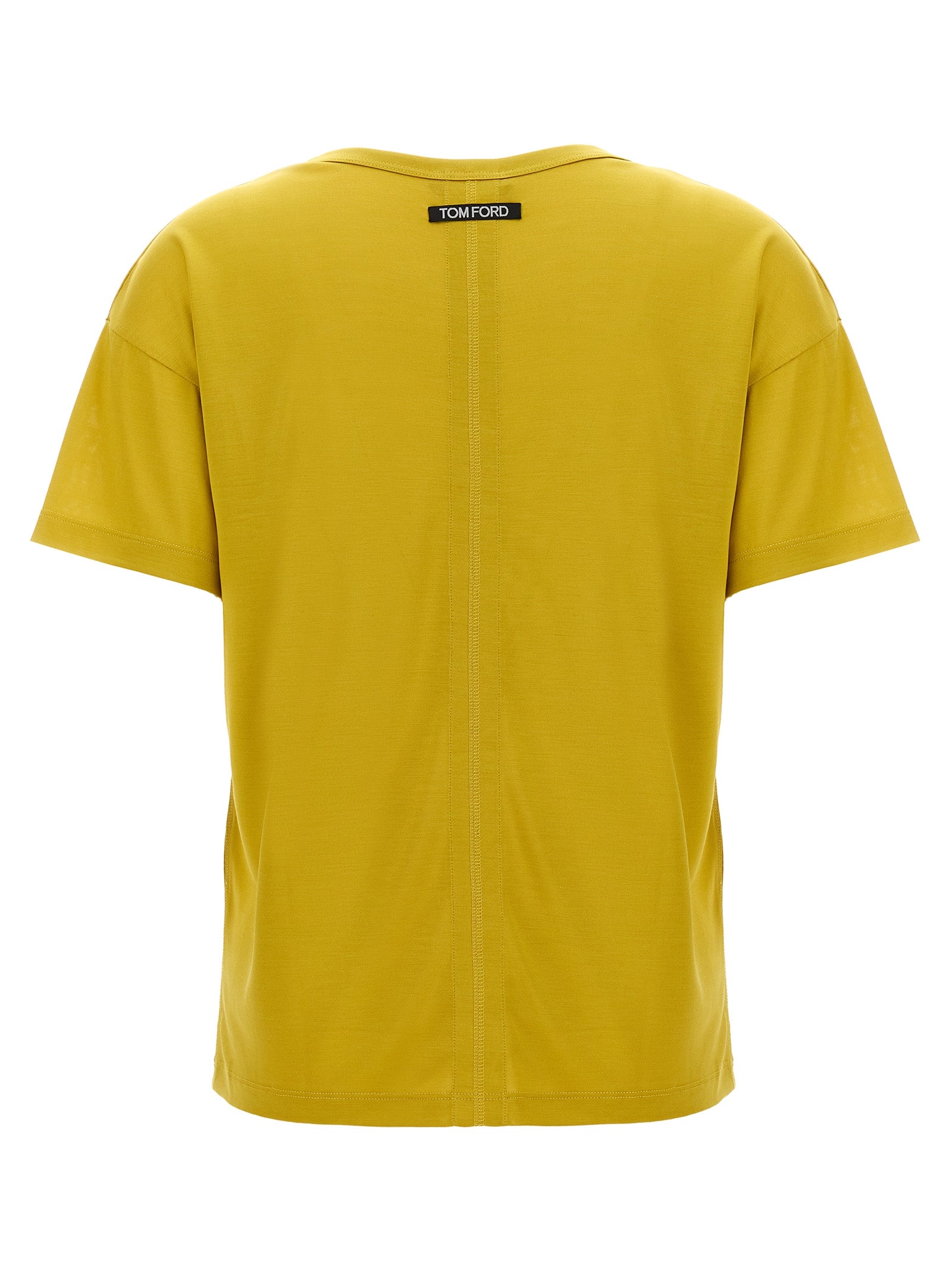 Elevate your wardrobe with the Tom Ford Bicolor Silk T-Shirt, a luxurious blend of Italian craftsmanship and timeless elegance, perfect for the discerning individual.