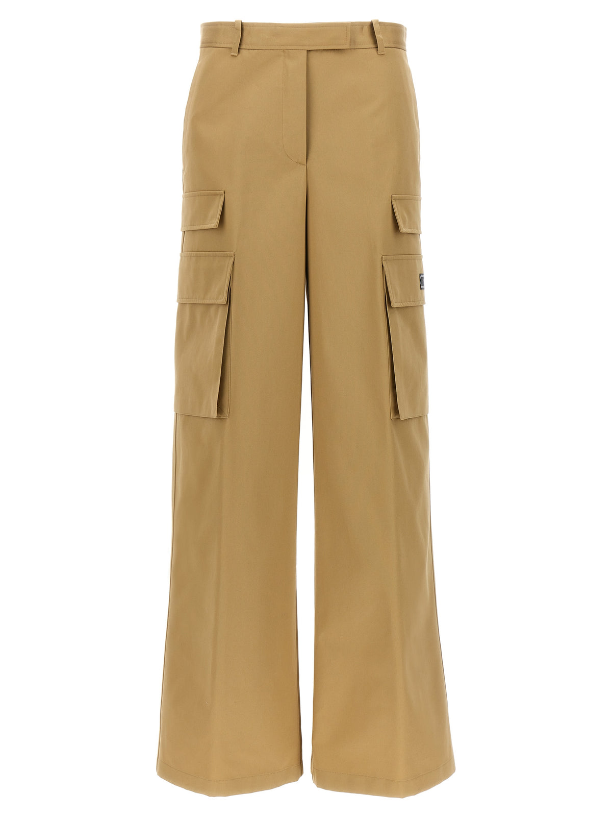 Versace Beige Cotton Cargo Pants - Timeless Luxury Essentials