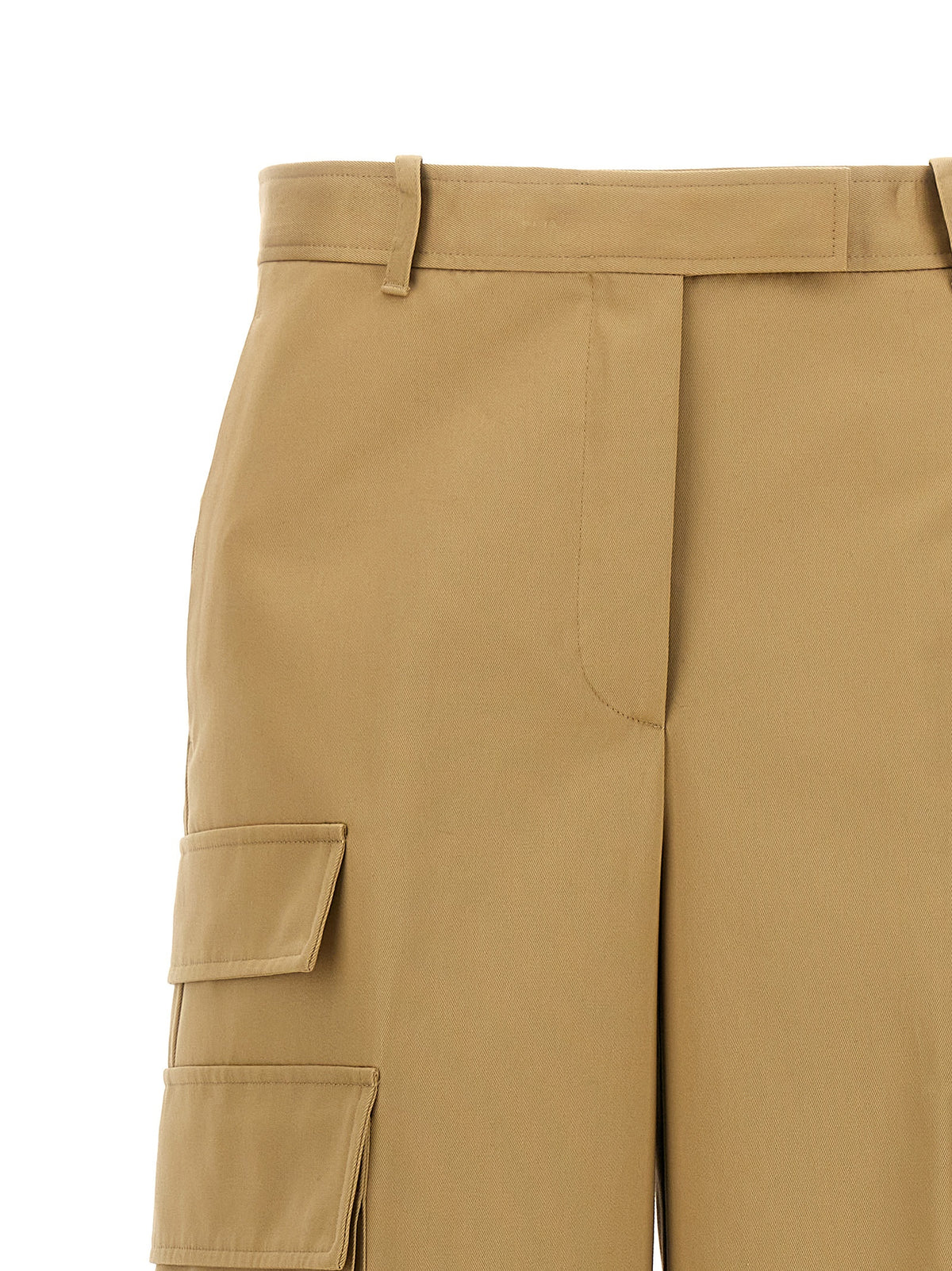 Versace Beige Cotton Cargo Pants - Timeless Luxury Essentials
