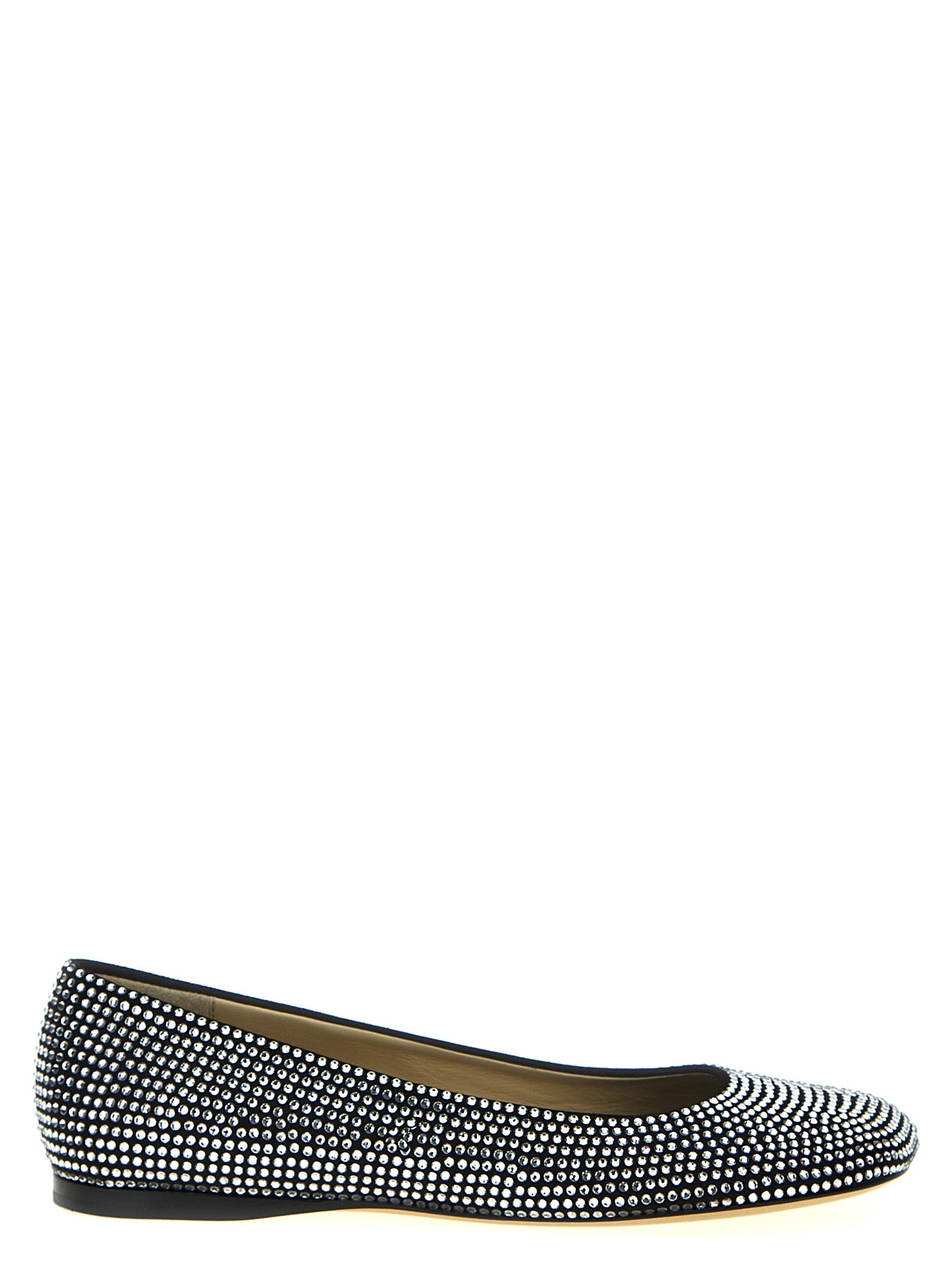 Indulge in the exquisite Loewe Black Goatskin Ballet Flats, where artisanal craftsmanship meets timeless elegance, elevating your style with luxurious sophistication.