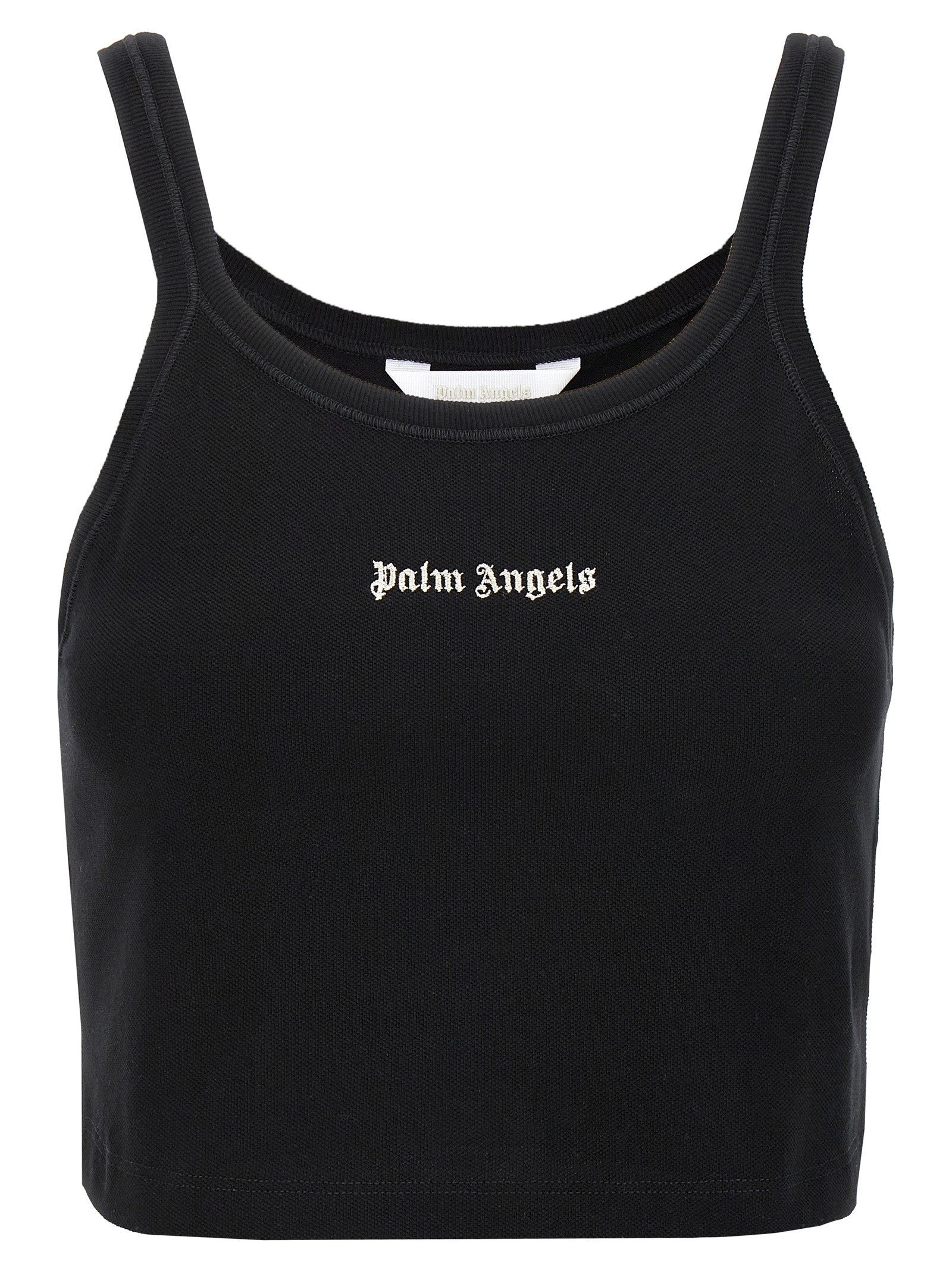 Palm Angels Bicolor Cotton Sport Bra - Effortless Luxury Wear