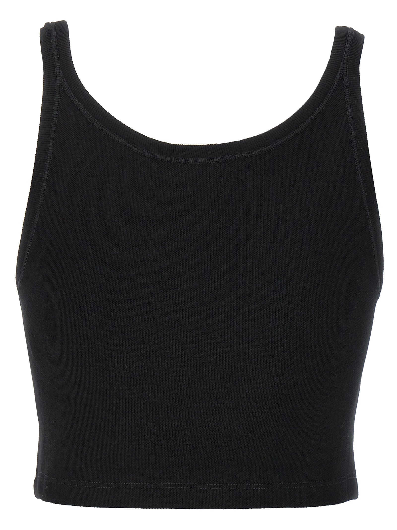 Palm Angels Bicolor Cotton Sport Bra - Effortless Luxury Wear