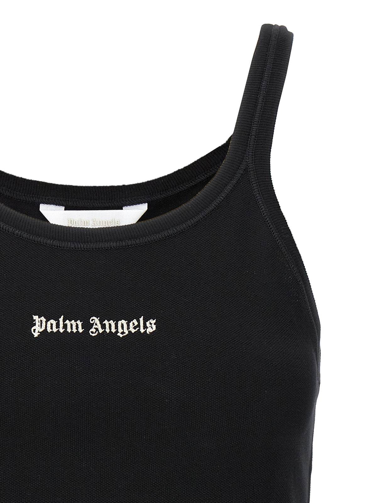 Palm Angels Bicolor Cotton Sport Bra - Luxury Sportswear Elegance
