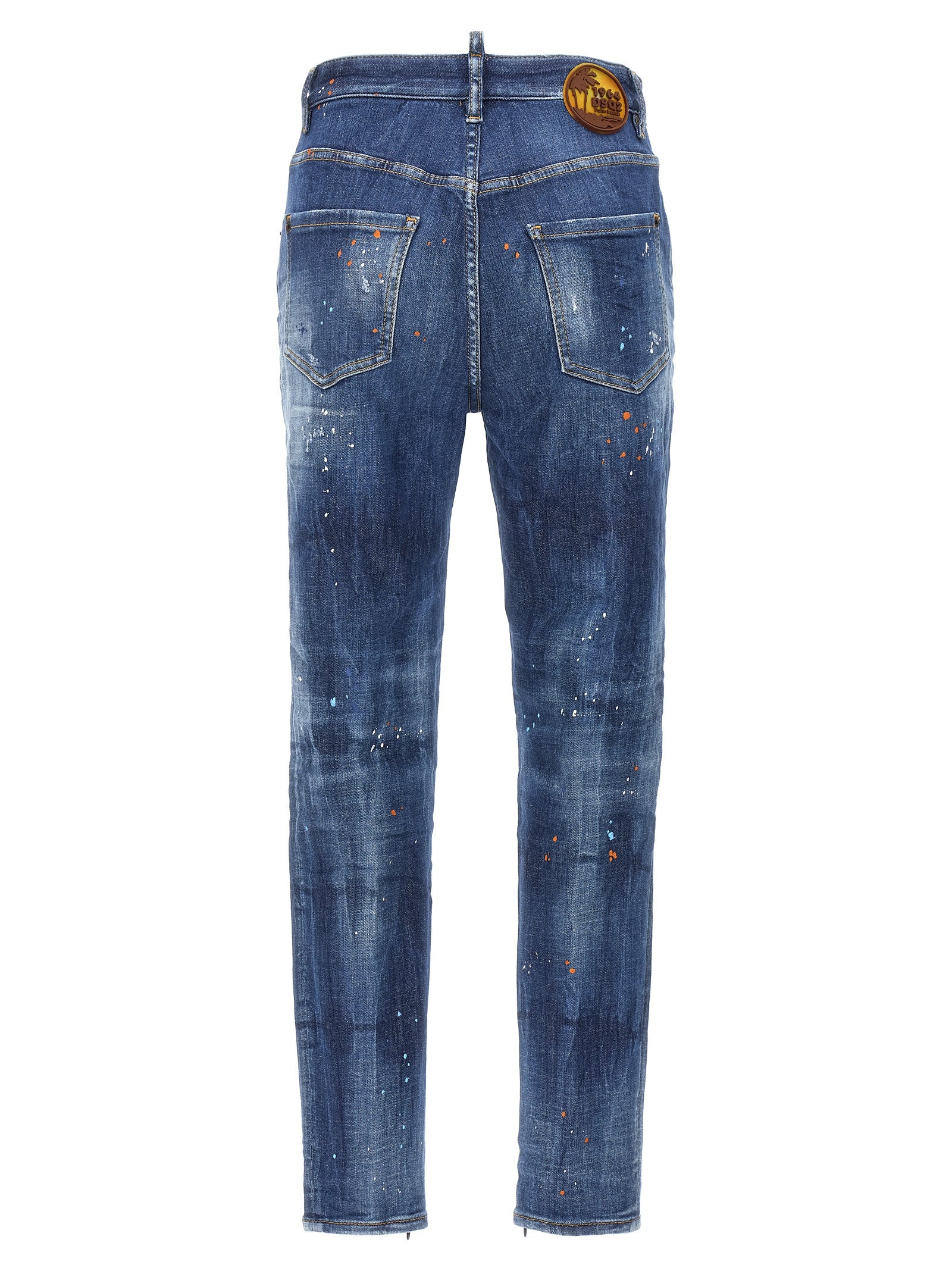 Dsquared² High-Waisted Jeans - Artisanal Luxury Denim