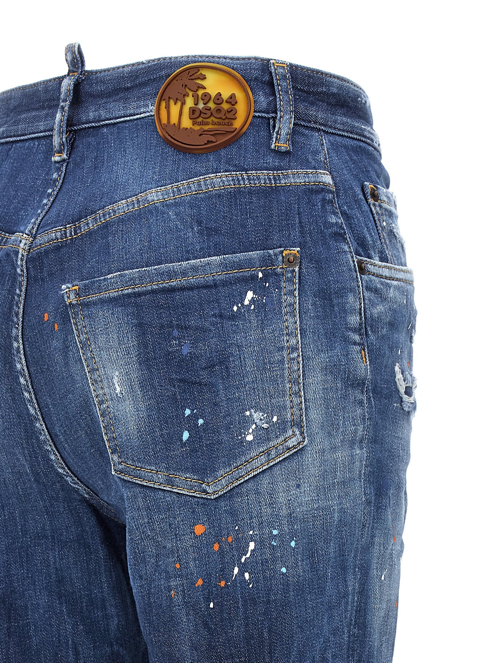 Dsquared² High-Waisted Jeans, Artisanal Luxury Denim