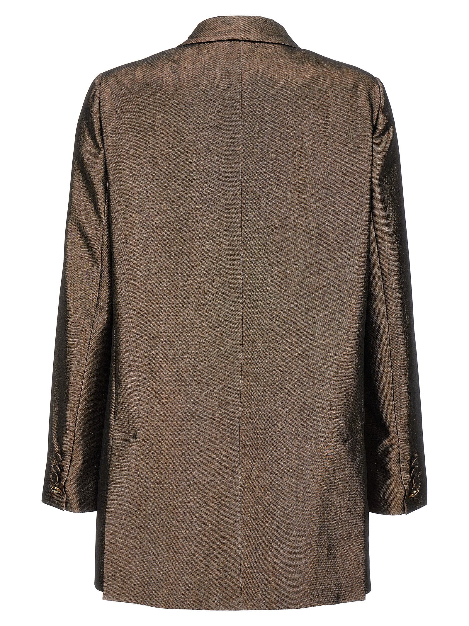 Max Mara Brown Silk Blazer - Timeless Elegance in Luxury Couture