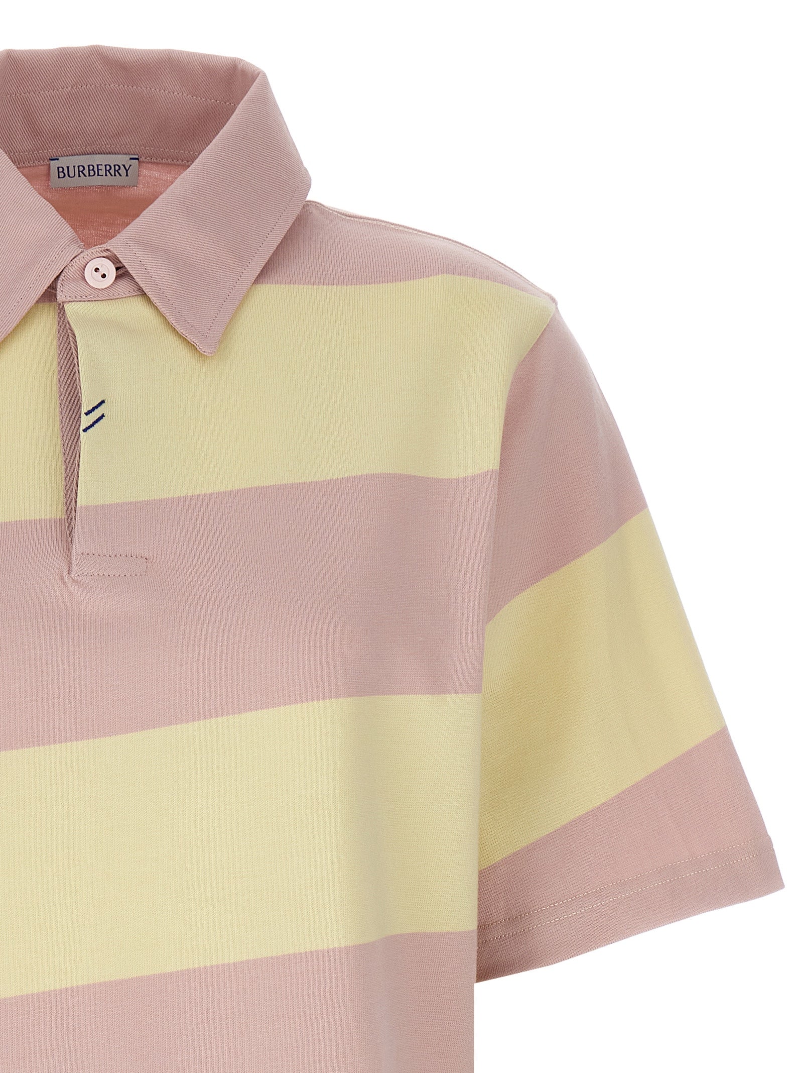 Burberry Multicolor Cotton Polo Shirt - Designer Elegance Couture