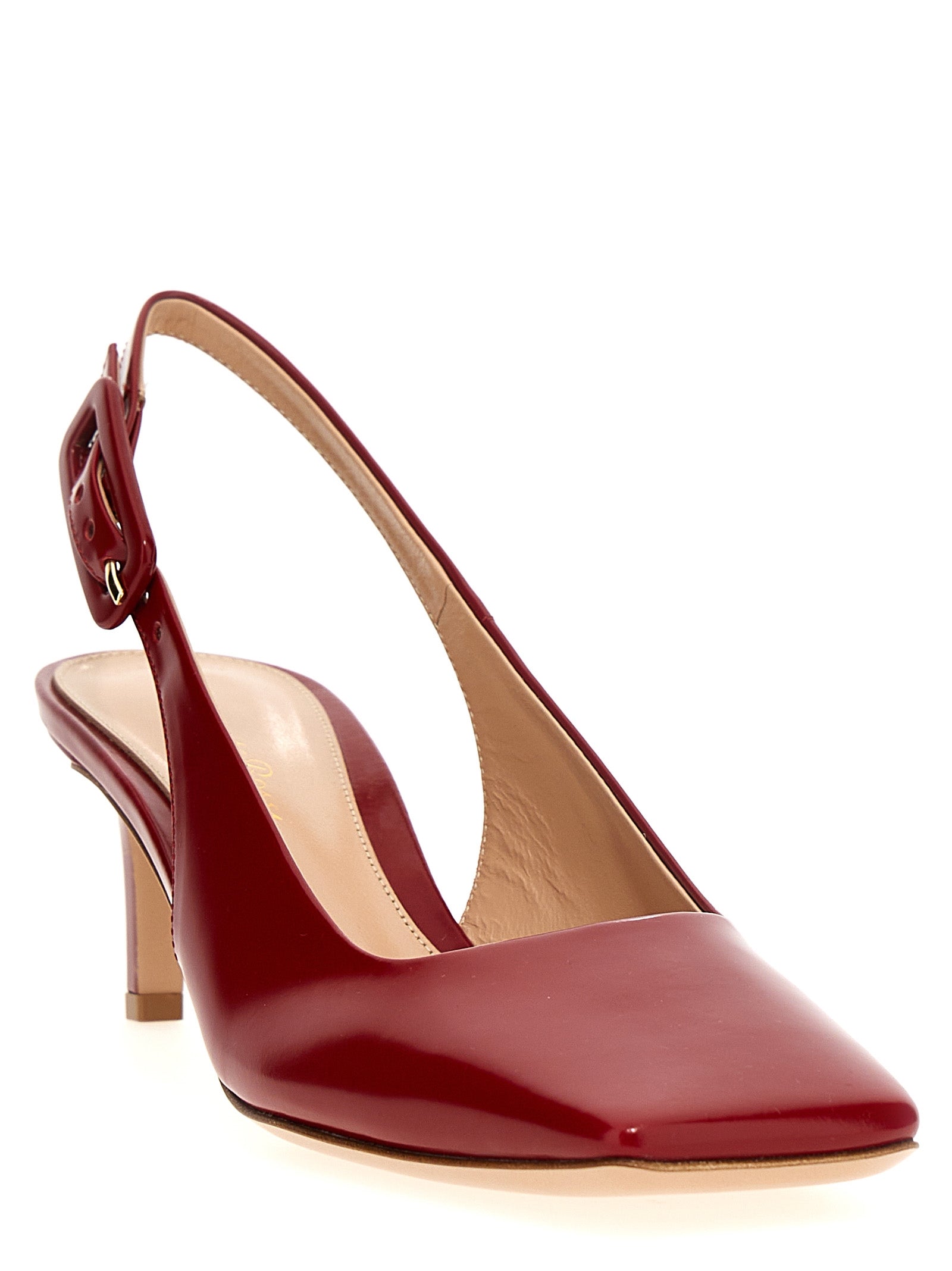 Indulge in the artistry of Gianvito Rossi's Multicolor Goatskin Mid Heel Pumps, where exquisite goat leather meets timeless elegance, perfect for every sophisticated occasion.