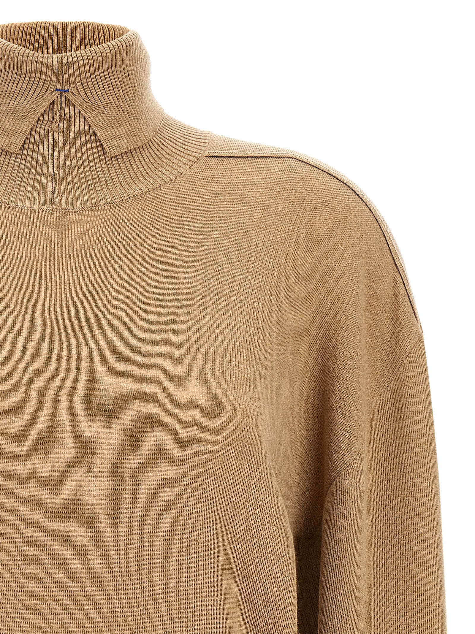Burberry Beige Wool Cardigan - Designer Artisanal Luxury