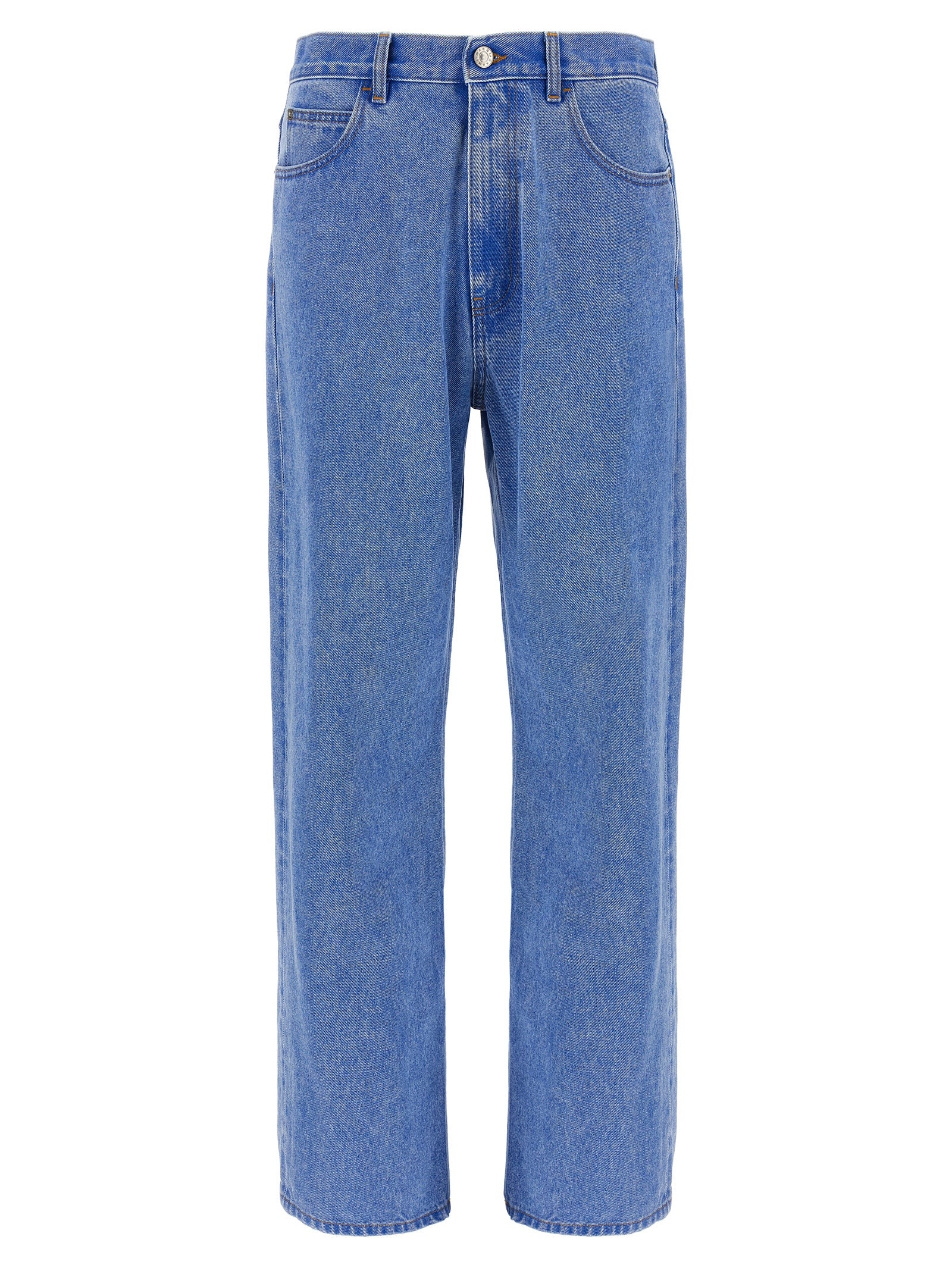 Discover Marni's Blue Cotton Jeans Denim, a blend of Italian craftsmanship and luxury, offering timeless elegance for the discerning individual.