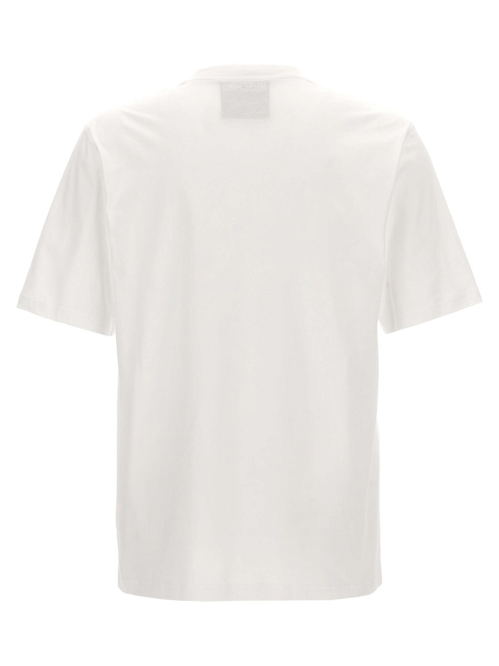 Indulge in the Moschino Bicolor Cotton T-Shirt, a luxurious blend of comfort and style, crafted from premium cotton to elevate your everyday elegance.