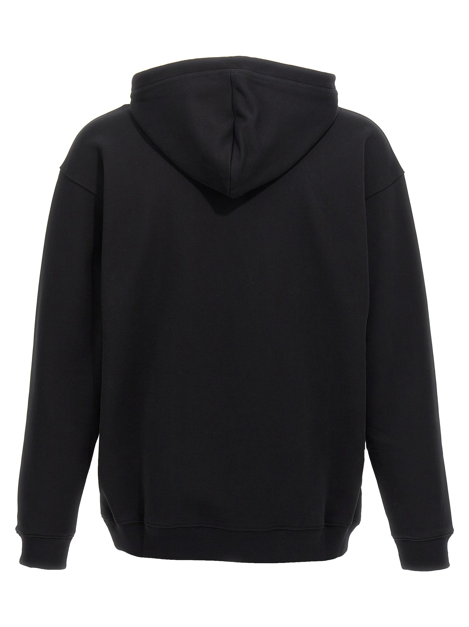 Elevate your style with the Moschino Bicolor Cotton Sweatshirt, a luxurious blend of comfort and sophistication, perfect for those who embody elegance and confidence.