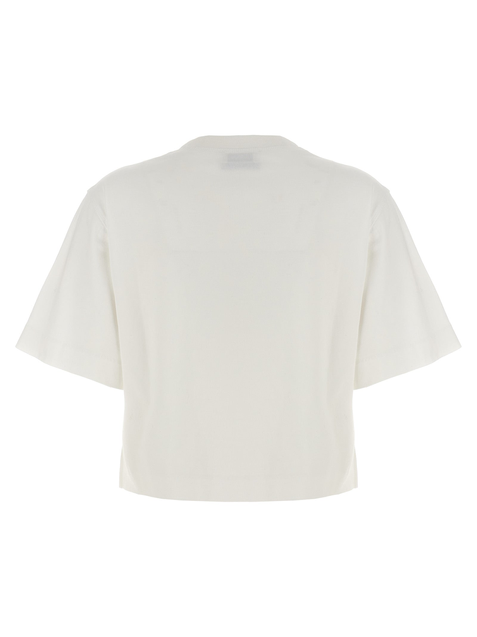 Experience the allure of Off-White's White Cotton T-Shirt, a luxurious blend of comfort and style, expertly crafted in Portugal for the discerning fashion connoisseur.