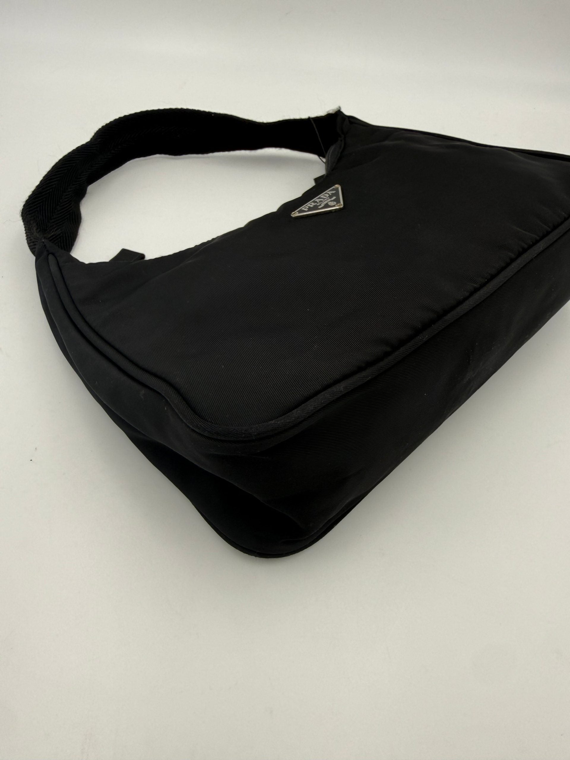 Prada Bicolor Nylon Handbag
