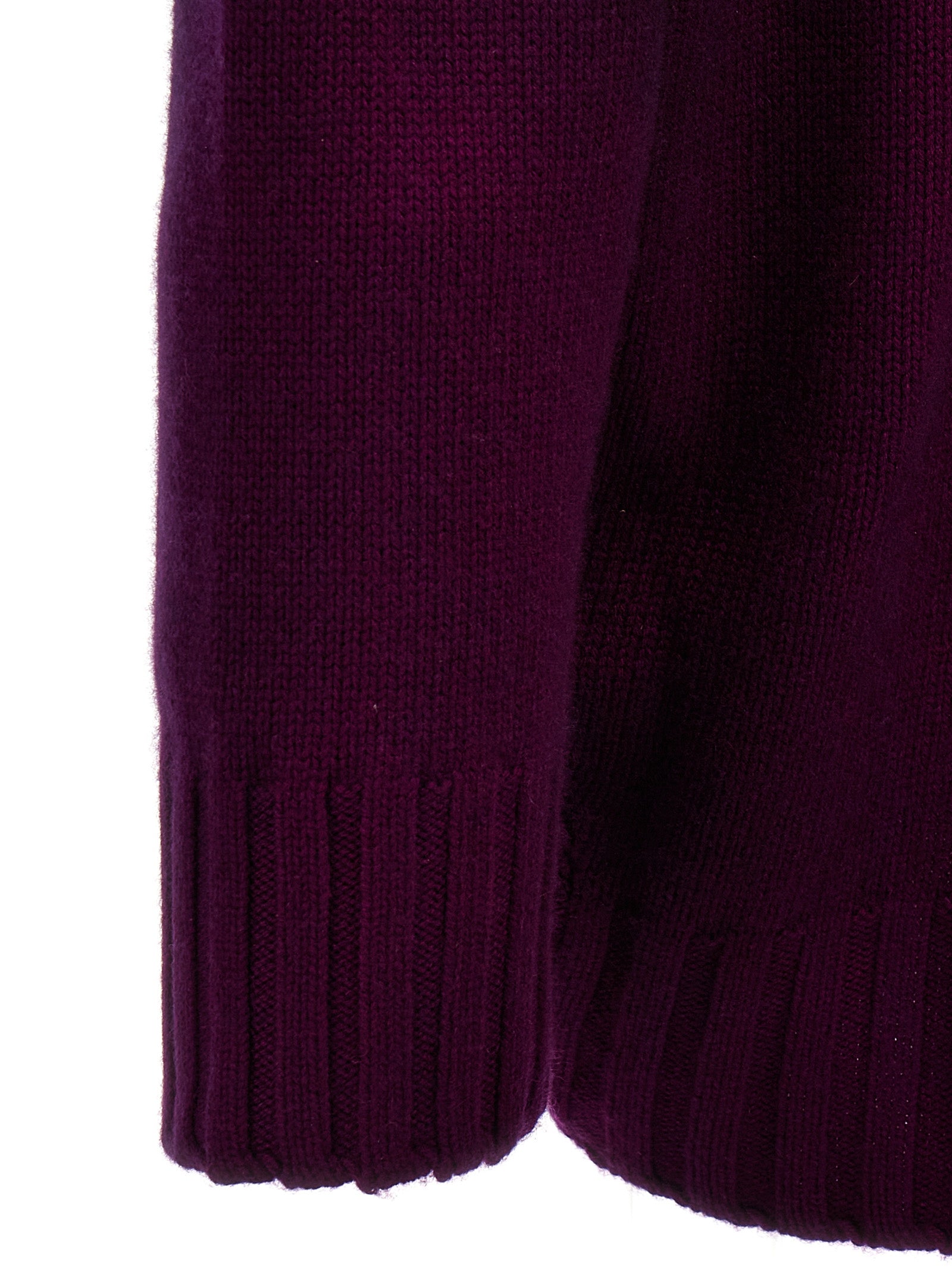 Indulge in The Attico Purple Wool Short Dress, a luxurious blend of wool and cashmere, embodying timeless elegance and sophisticated allure for the discerning individual.
