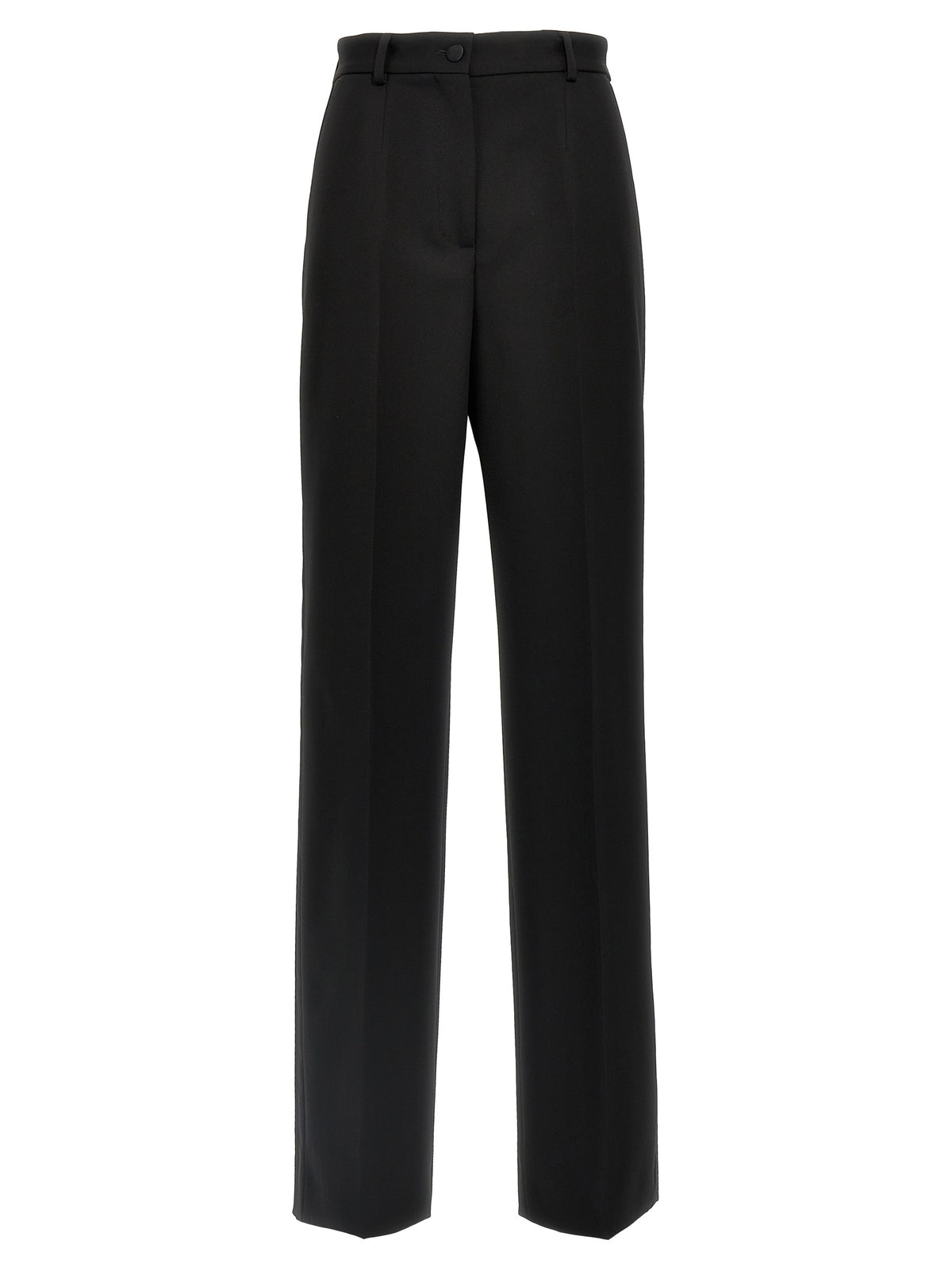 Elevate your wardrobe with the Dolce & Gabbana Black Virgin Wool Tuxedo, a masterpiece of Italian craftsmanship that embodies luxury and sophistication for every occasion.