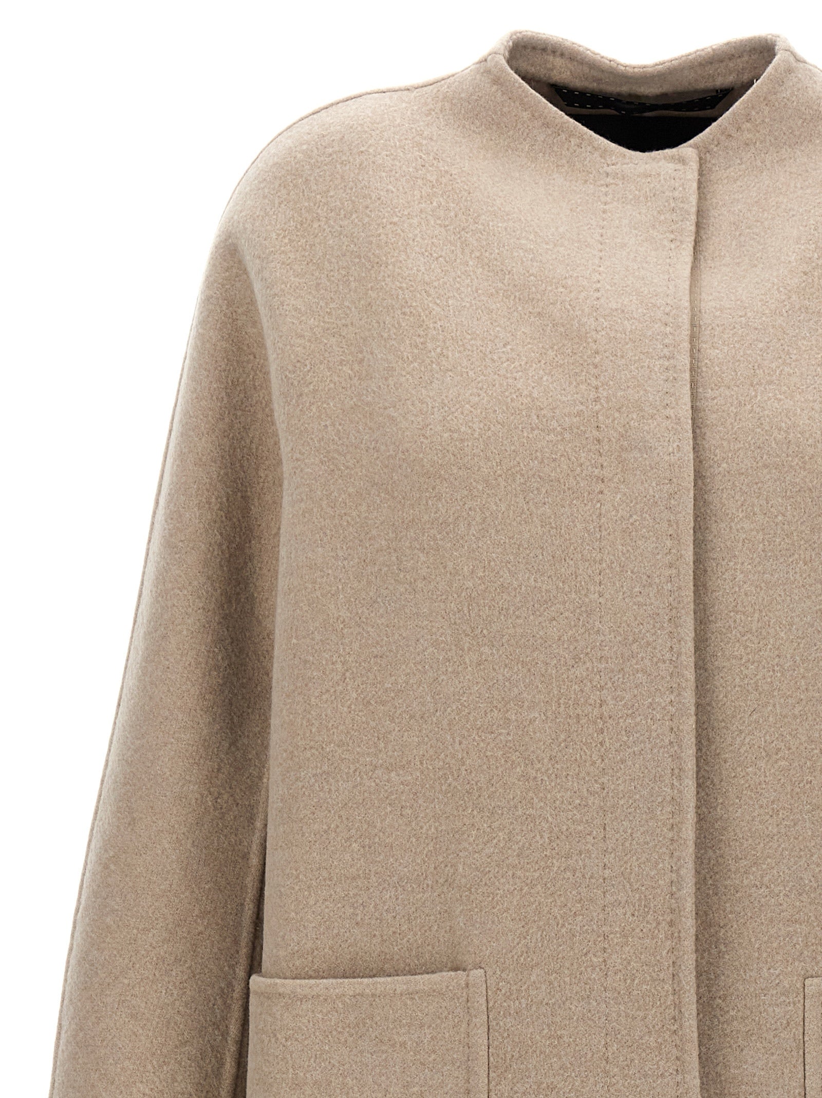 Max Mara Beige Cashmere Coat - Timeless Luxury Elegance