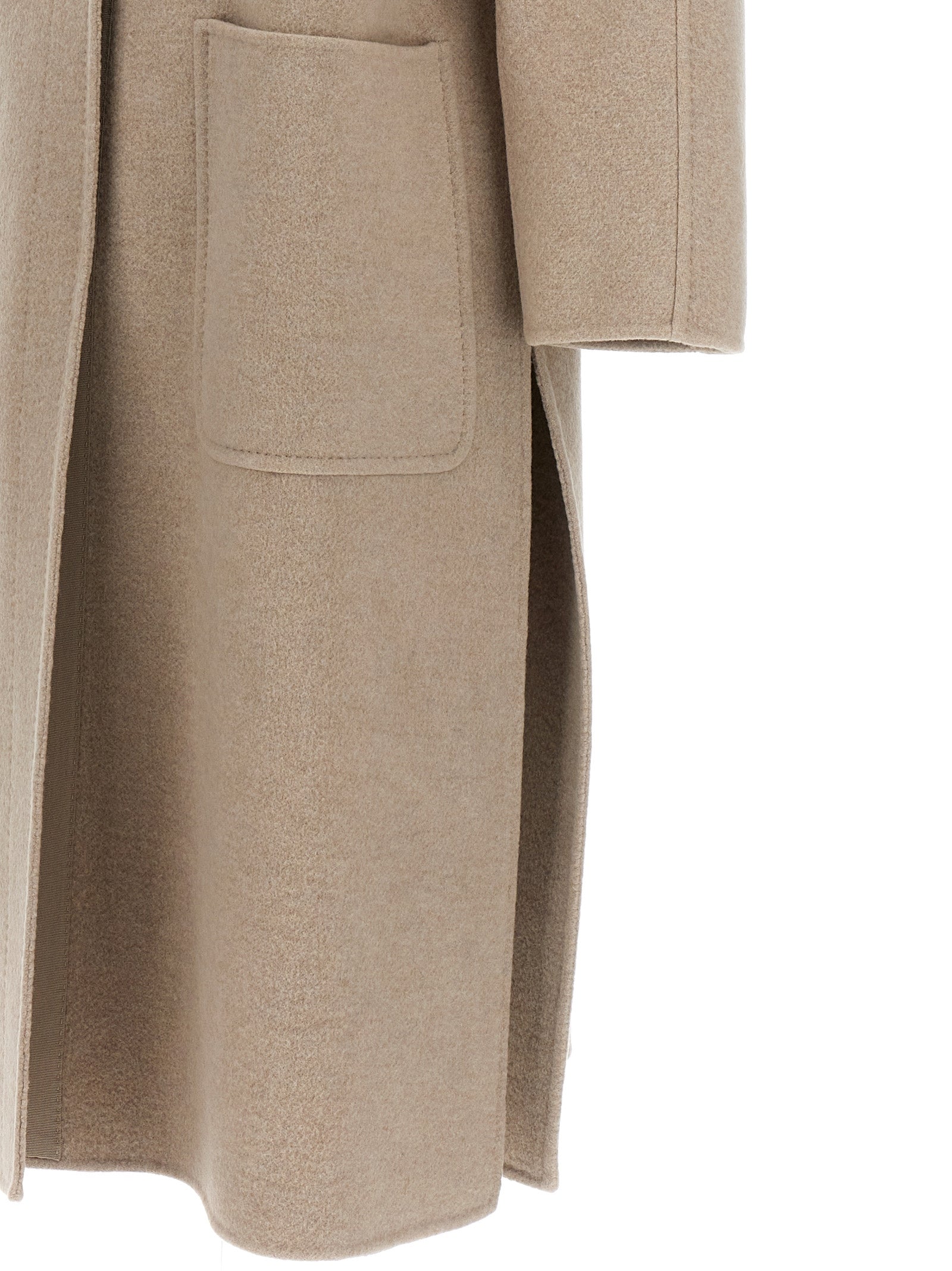 Max Mara Beige Cashmere Coat - Timeless Luxury Elegance
