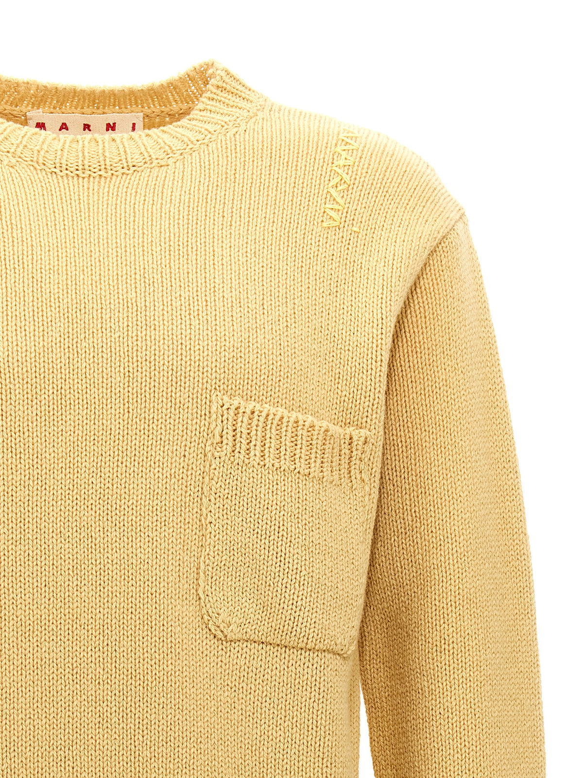 Experience the exquisite Marni Bicolor Wool Cardigan, a testament to Italian craftsmanship, blending luxurious warmth with bold style for the discerning individual.
