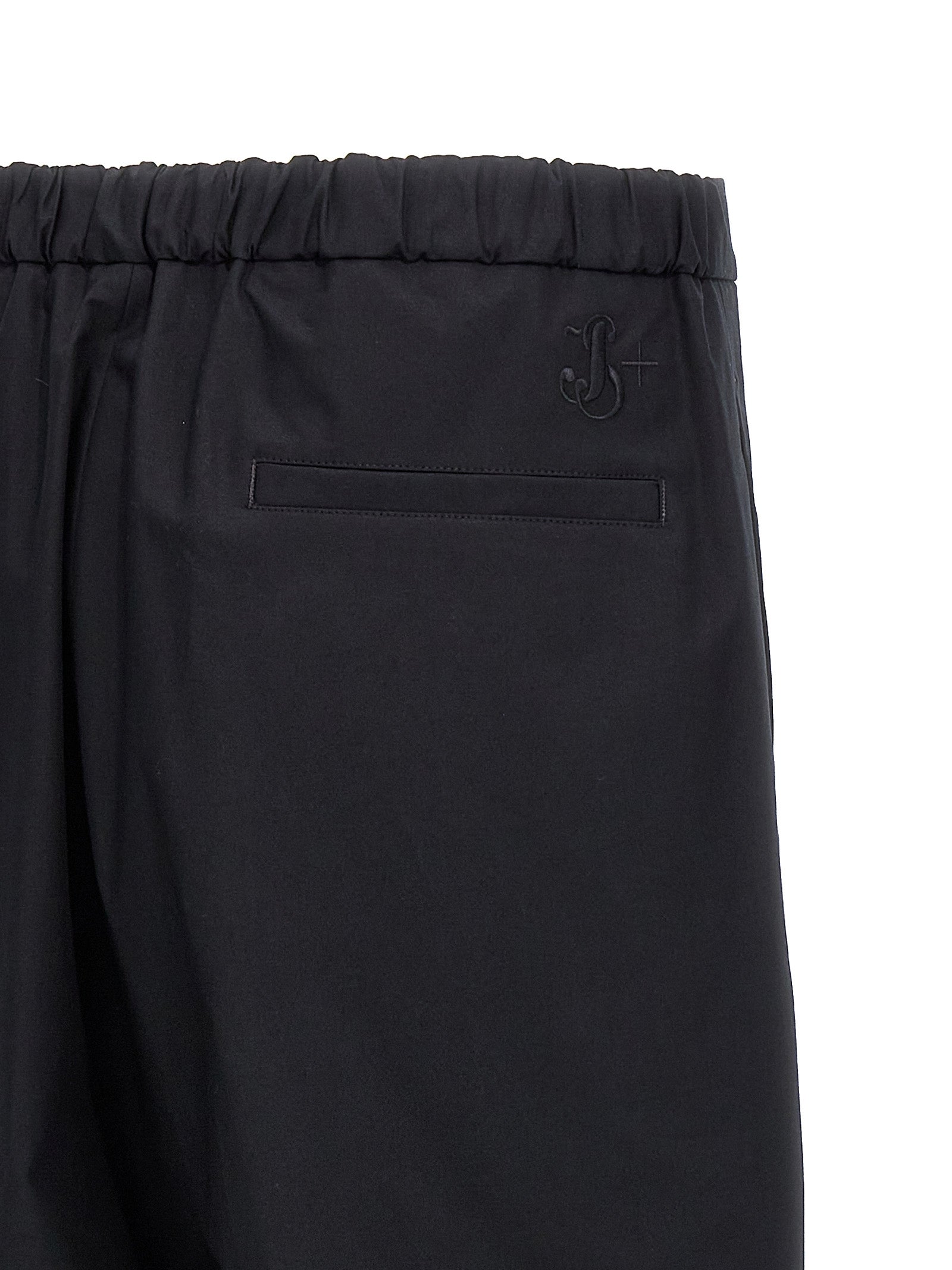 Indulge in the artisanal luxury of Jil Sander's blue cotton casual pants, where exquisite craftsmanship meets modern sophistication for the discerning trendsetter.
