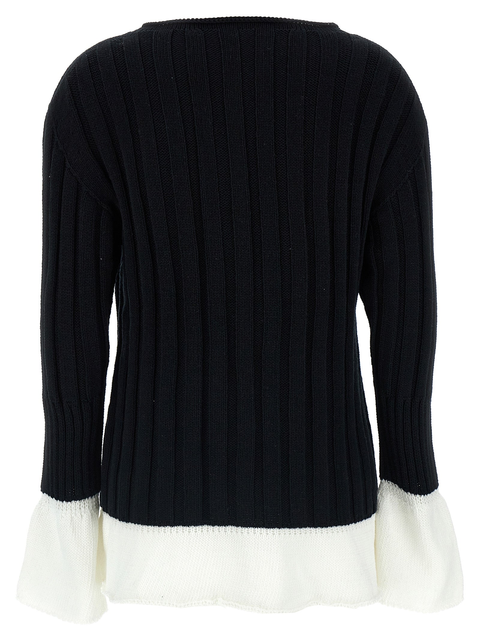 Issey Miyake Bicolor Cotton Cardigan - Artisanal Luxury Fashion