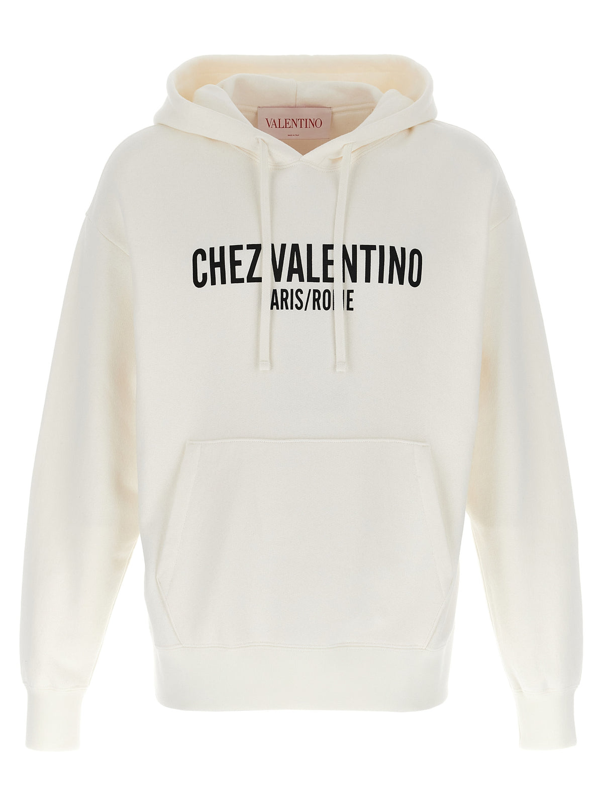 Valentino Garavani White Cotton Sweatshirt - Luxe Leisurewear
