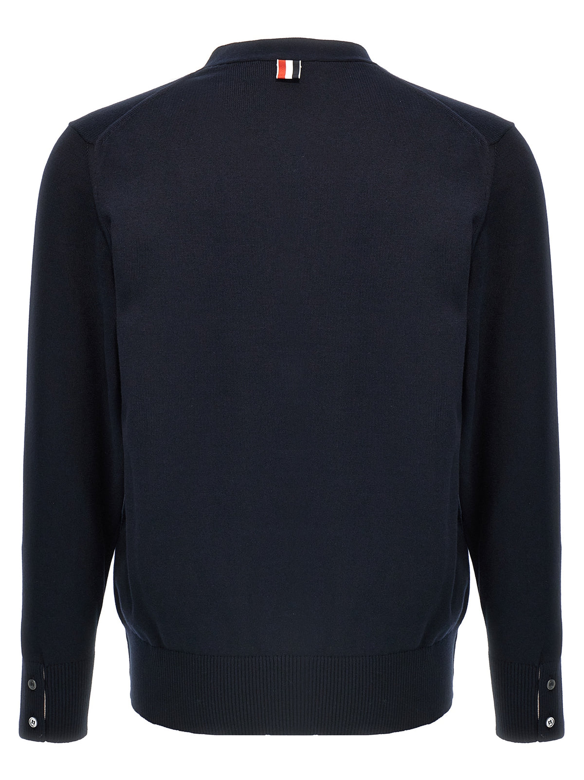 Thom Browne Blue Cotton Cardigan - Timeless Luxury Essential