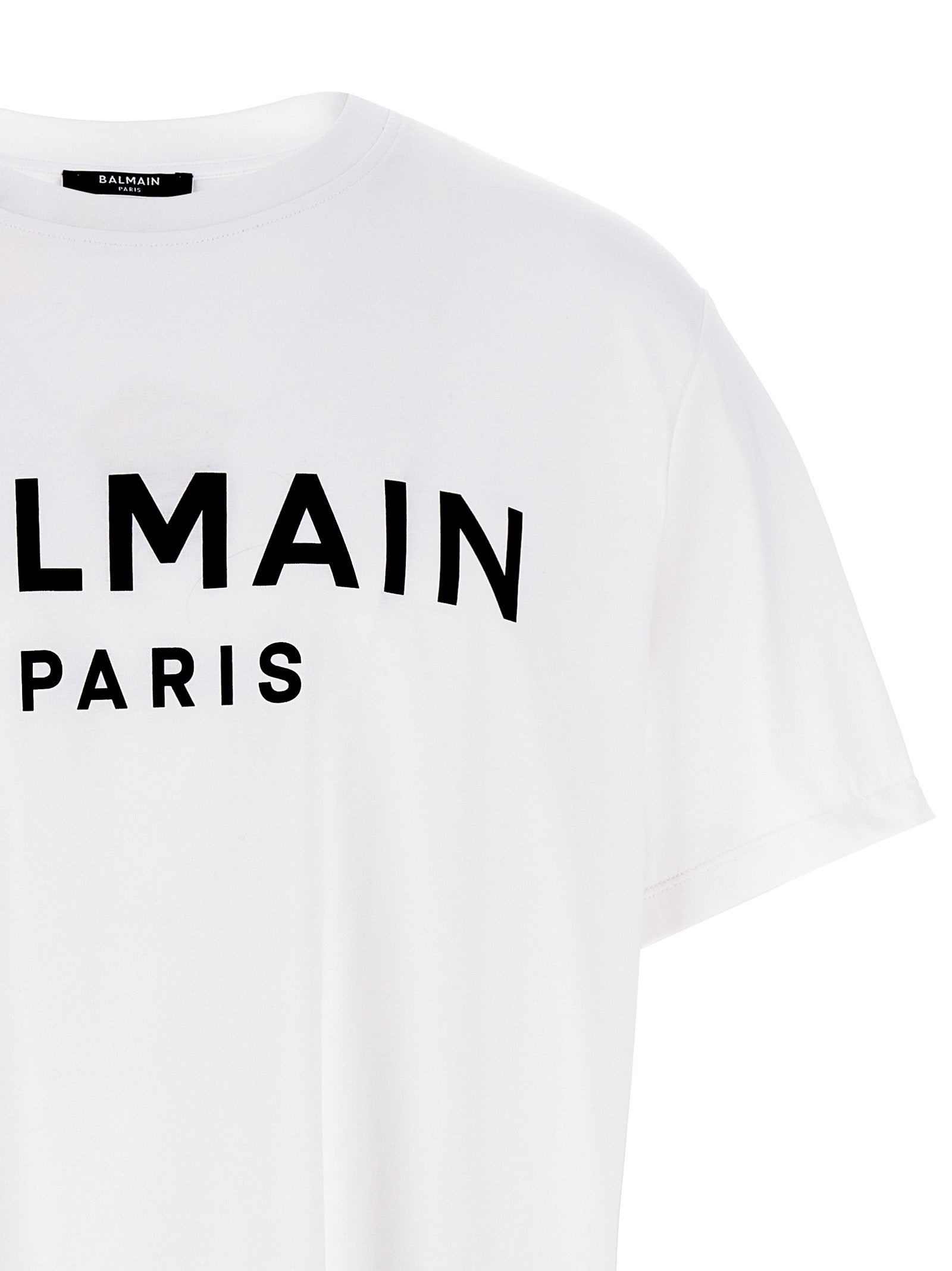 Elevate your wardrobe with the Balmain Bicolor Organic Cotton T-Shirt, a luxurious blend of style and sustainability crafted from 100% organic cotton in Portugal.
