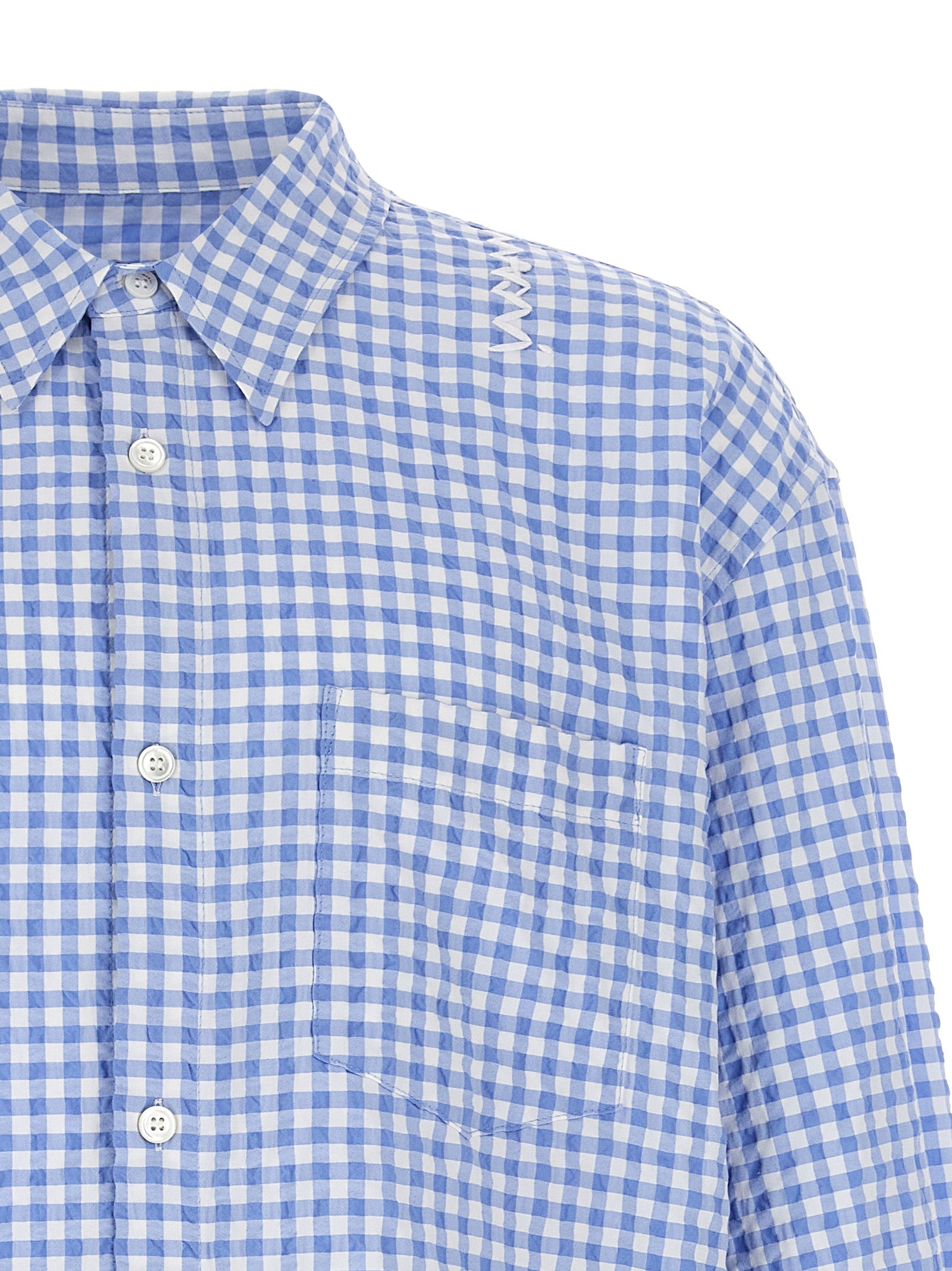 Marni Blue Polyamide Blouse