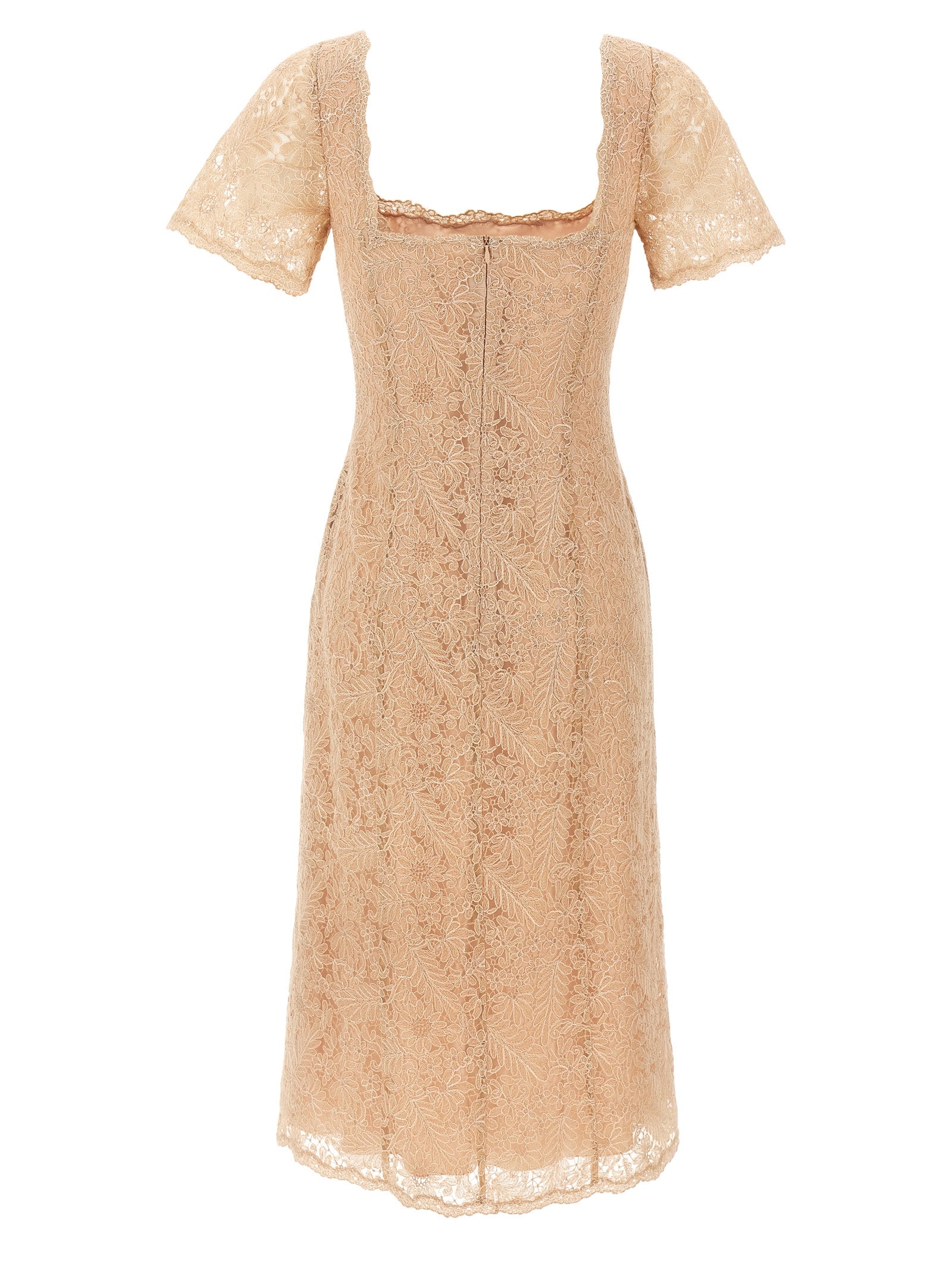 Ermanno Scervino Multicolor Midi Dress - Exquisite Floral Elegance