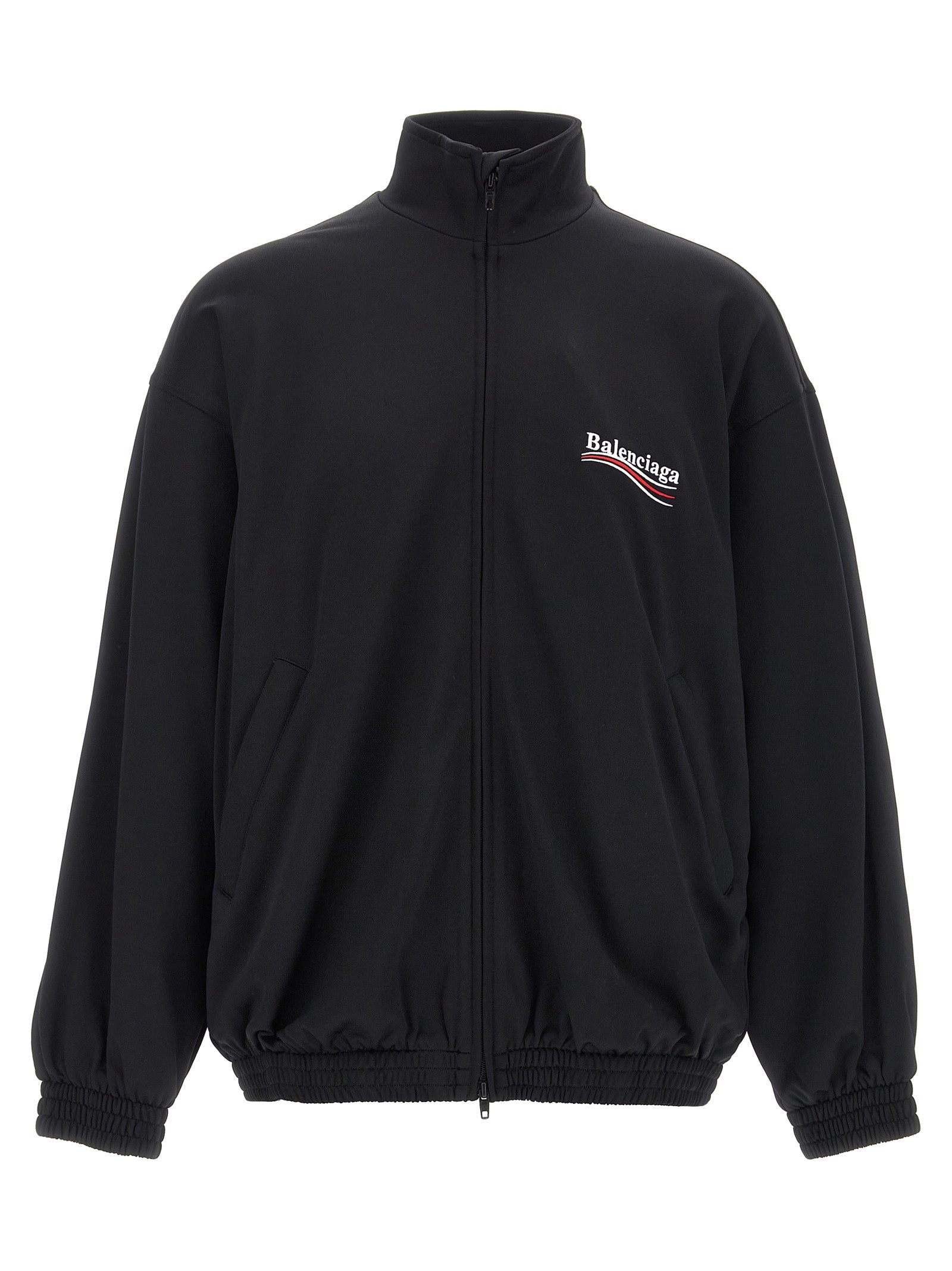 Balenciaga Black Polyamide Sweatshirt - Artisanal Luxury Wear