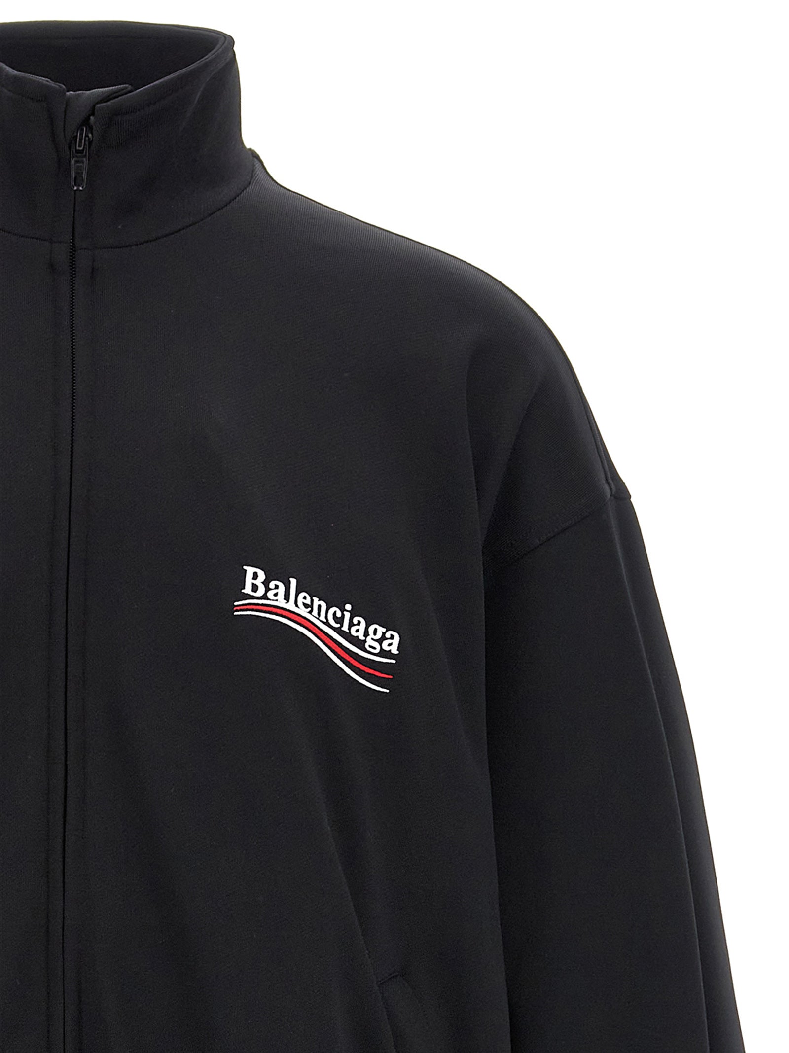 Balenciaga Black Polyamide Sweatshirt - Designer Luxury Wear