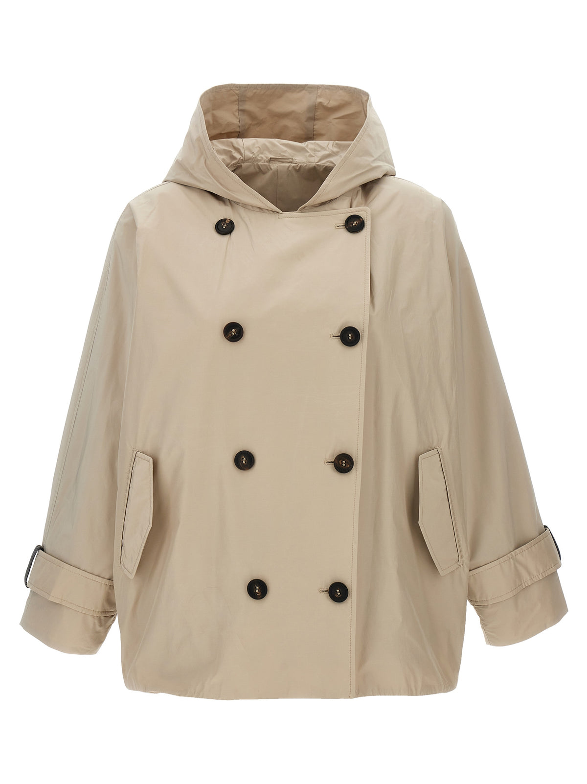 Brunello Cucinelli Beige Full-Length Jacket - Timeless Luxury