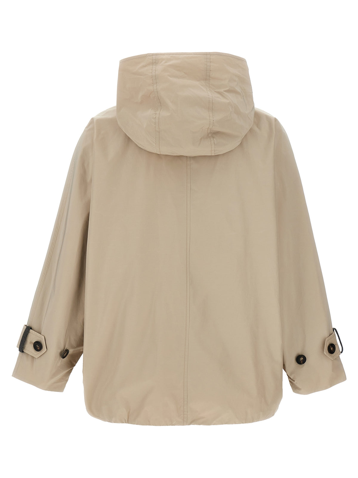 Brunello Cucinelli Beige Full-Length Jacket - Timeless Luxury