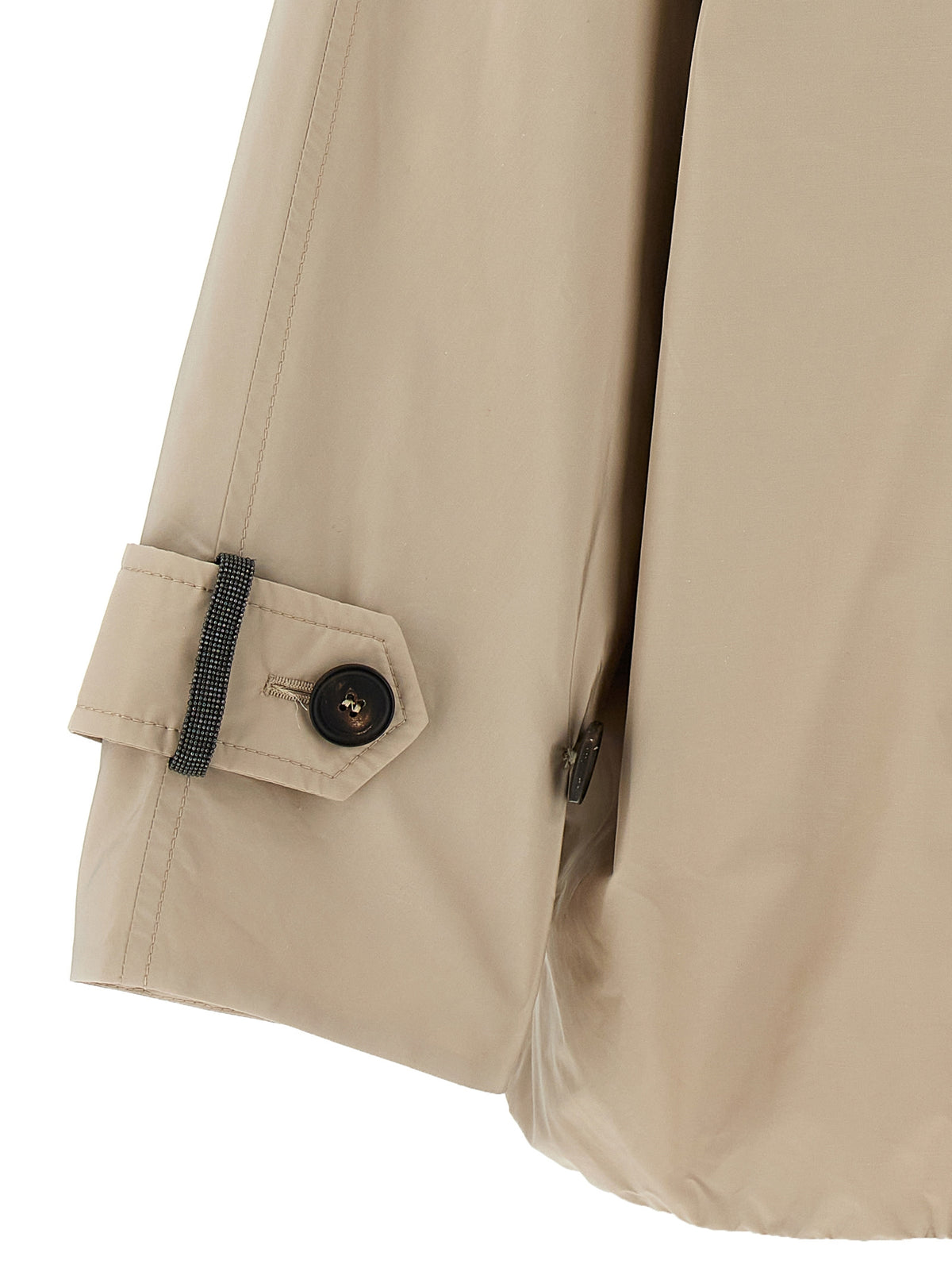 Brunello Cucinelli Beige Full-Length Jacket - Timeless Luxury