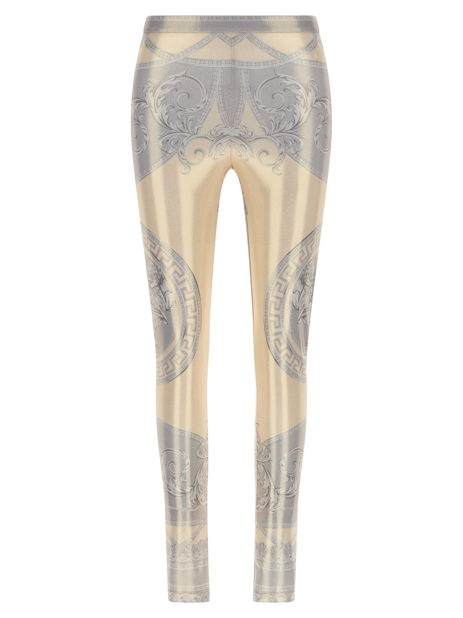 Versace Multicolor Polyester Leggings